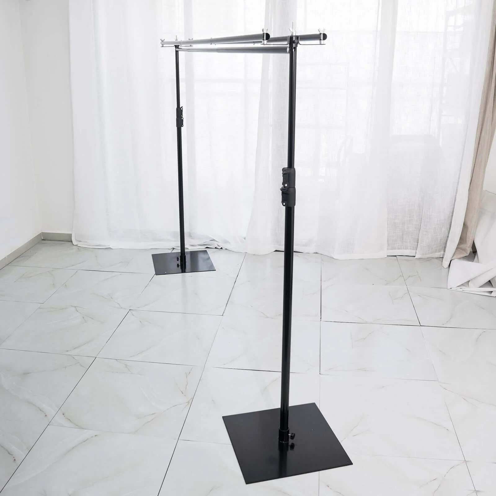 DIY Triple Cross Bars and Mounting Brackets For Pipe and Drape Stands 10ft - Image 12
