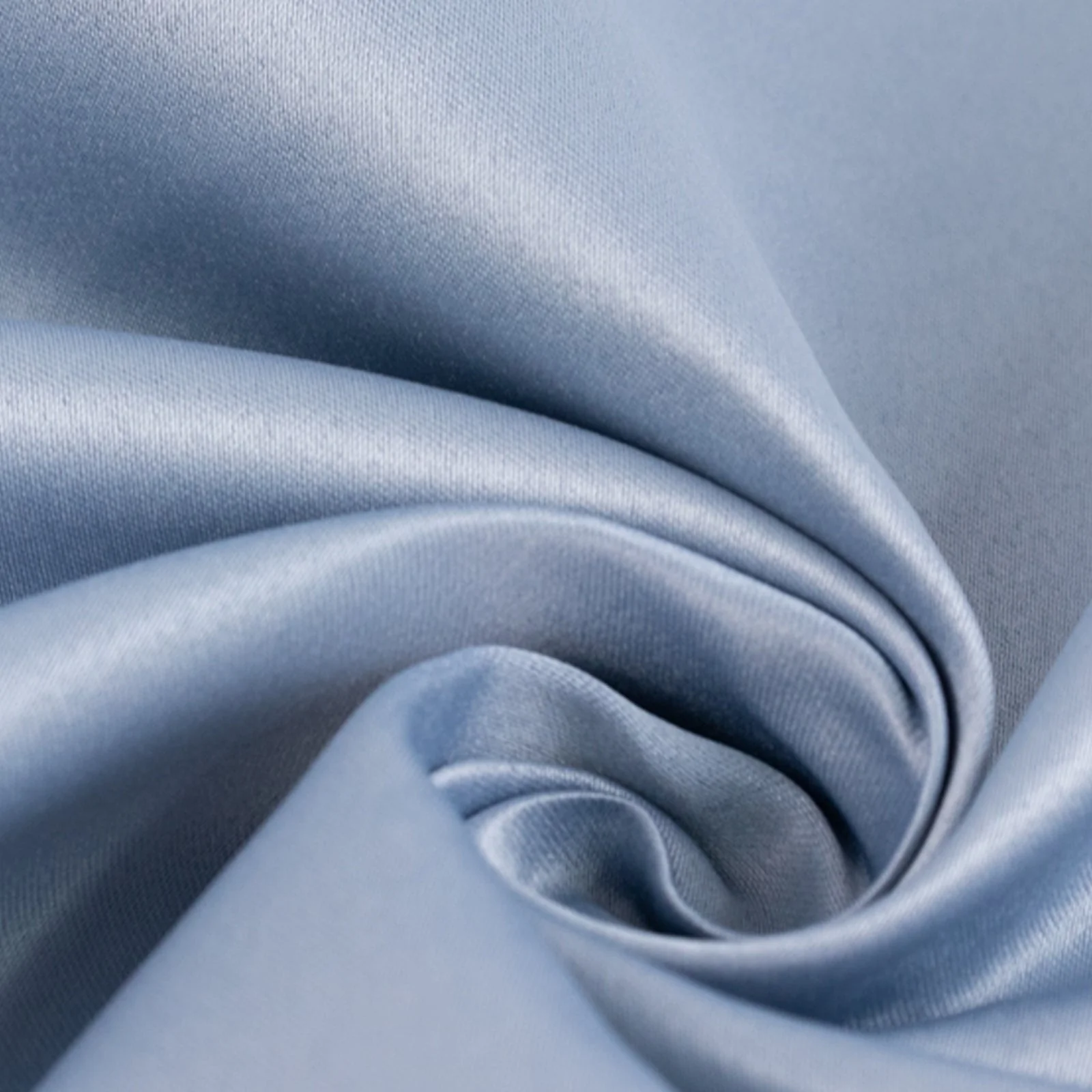 Dusty Blue Lamour Satin Fabric Bolt, Heavy Matte Satin Fabric By The Yard - 54"x10 Yards - Image 6