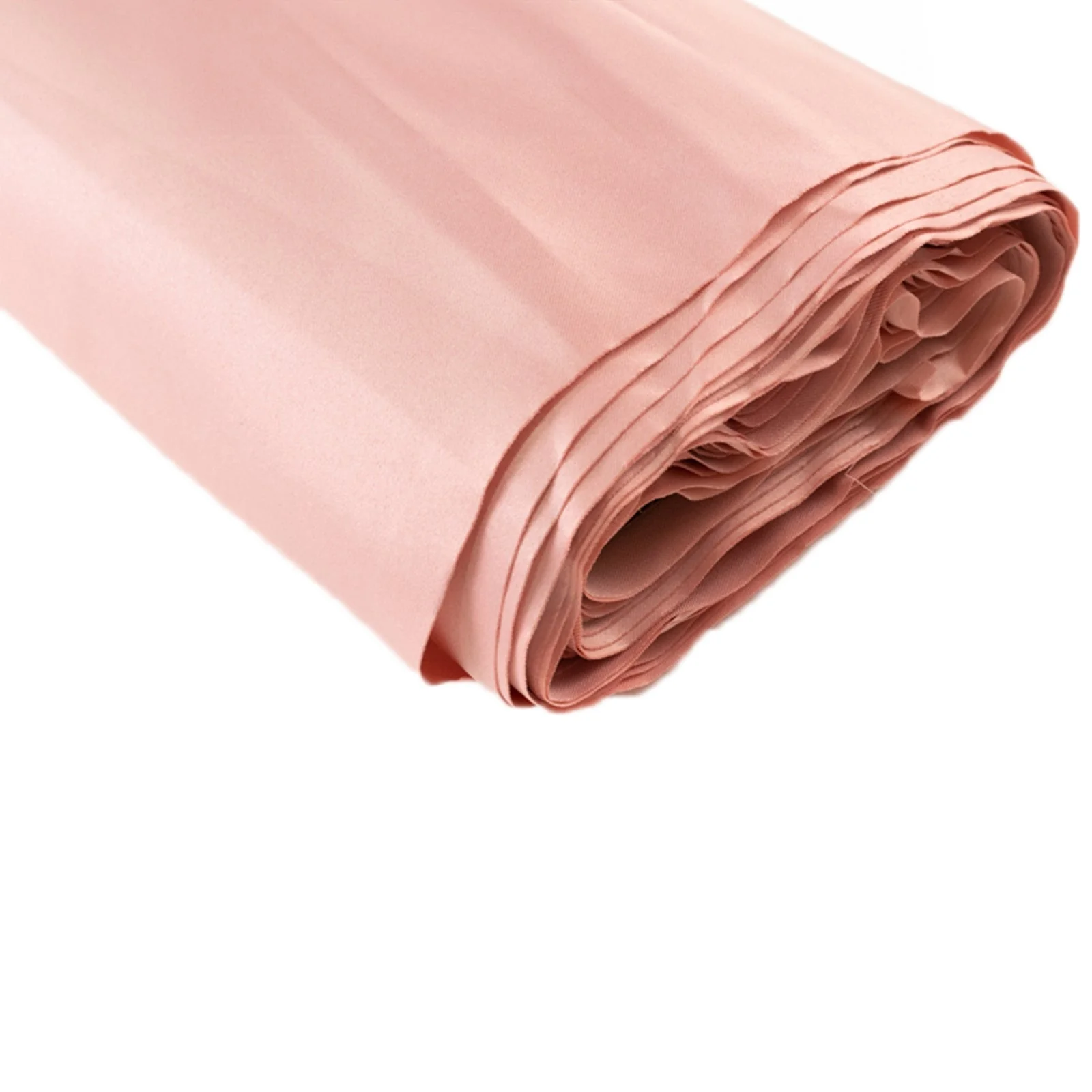 Dusty Rose Lamour Satin Fabric Bolt, Heavy Matte Satin Fabric By The Yard - 54"x10 Yards - Image 3