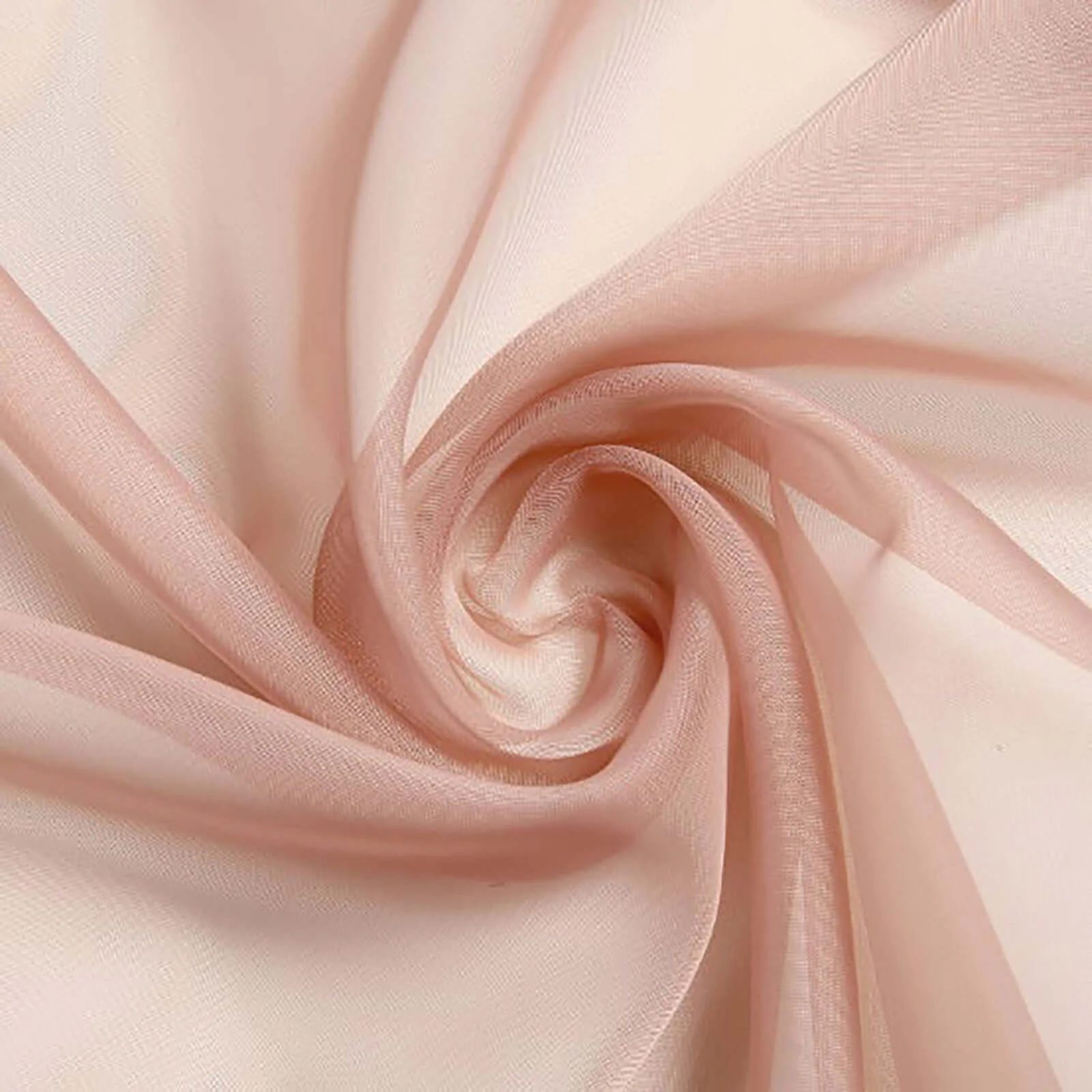 Dusty Rose Sheer Organza Wedding Arch Draping Fabric, Long Curtain Backdrop Window Scarf Valance 18ft - Image 6