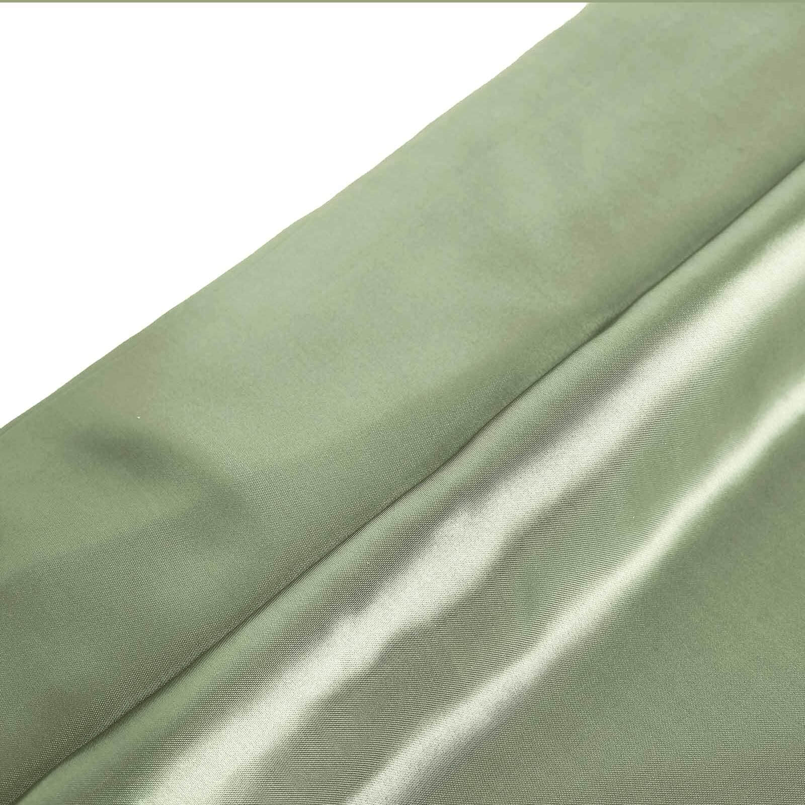 Dusty Sage Green Satin Fabric Bolt 10 Yards x 54" - Image 5