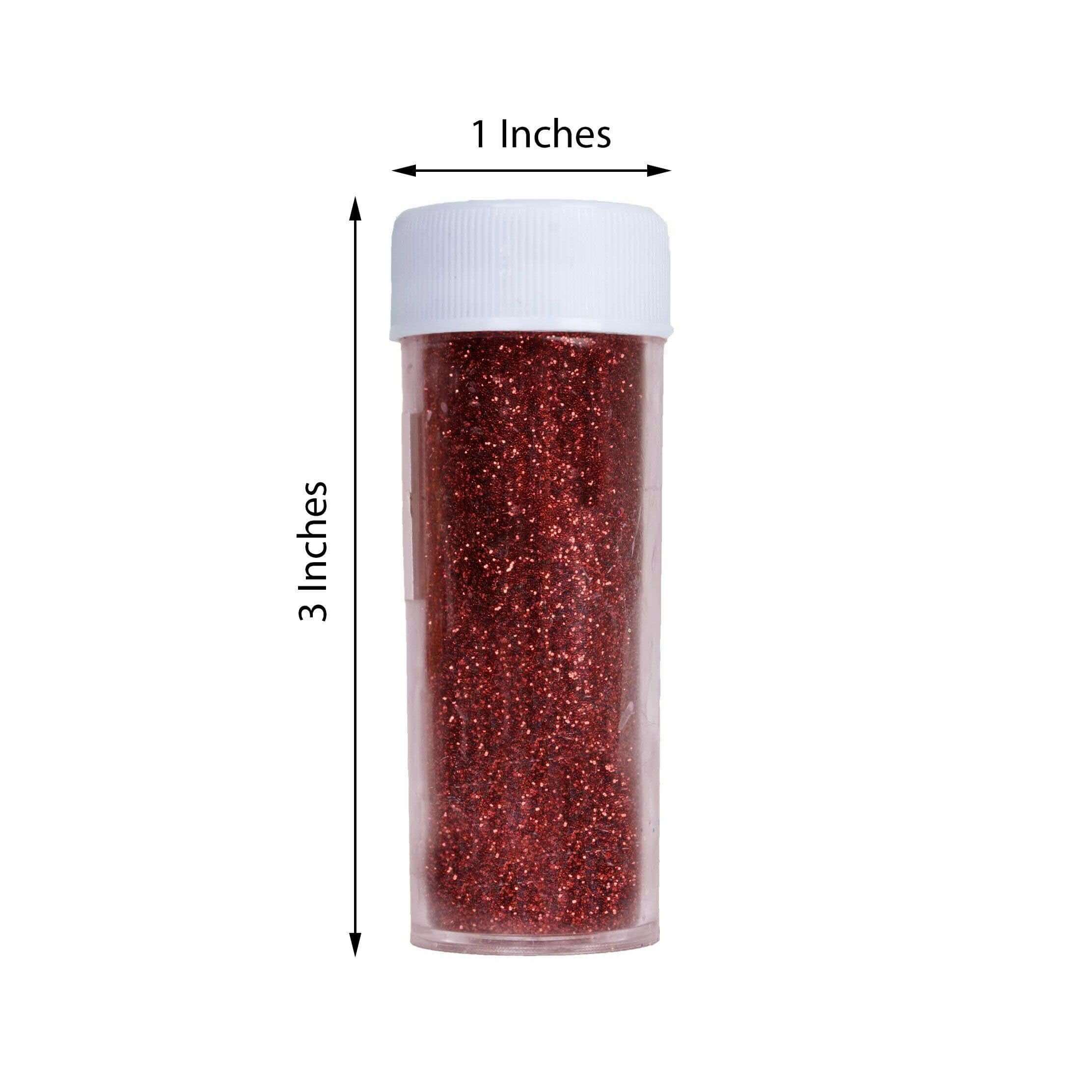Extra Fine Glitter Powder with Shaker Lid 23g Metallic Burgundy - Non-Toxic Glitter Dust - Image 3