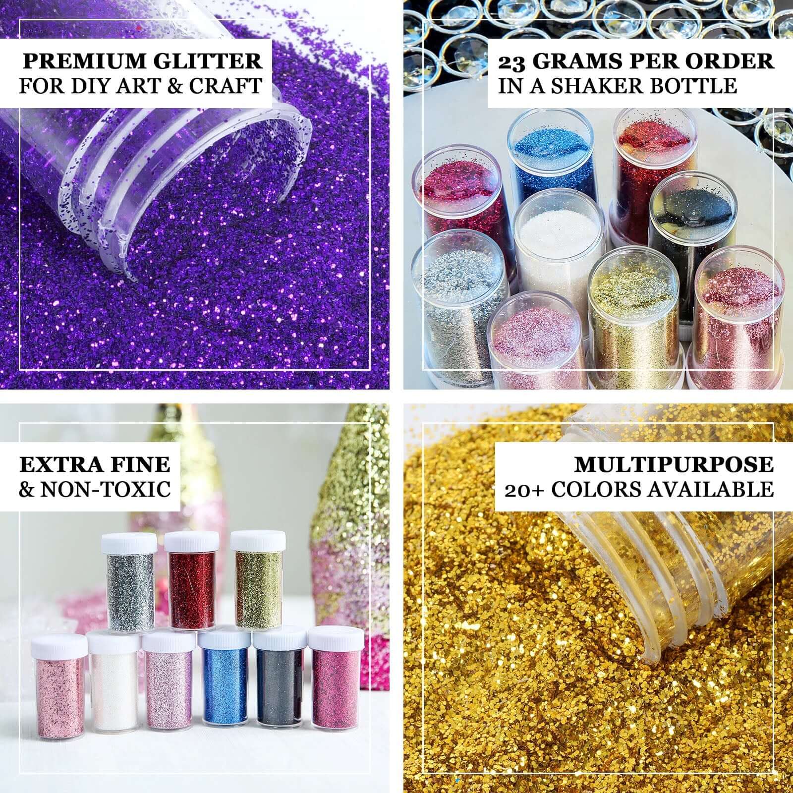 Extra Fine Glitter Powder with Shaker Lid 23g Metallic Burgundy - Non-Toxic Glitter Dust - Image 4