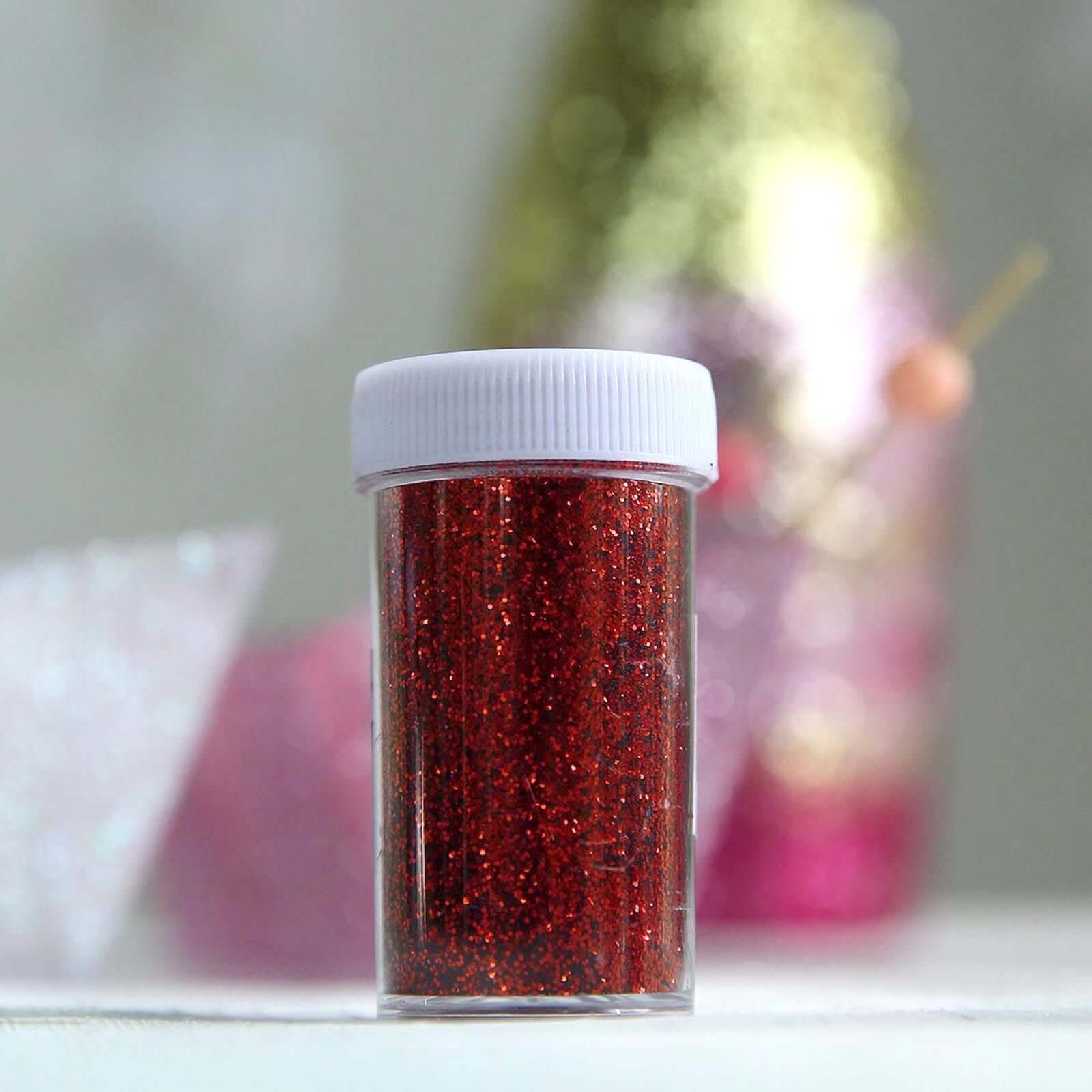 Extra Fine Glitter Powder with Shaker Lid 23g Metallic Burgundy - Non-Toxic Glitter Dust - Image 7