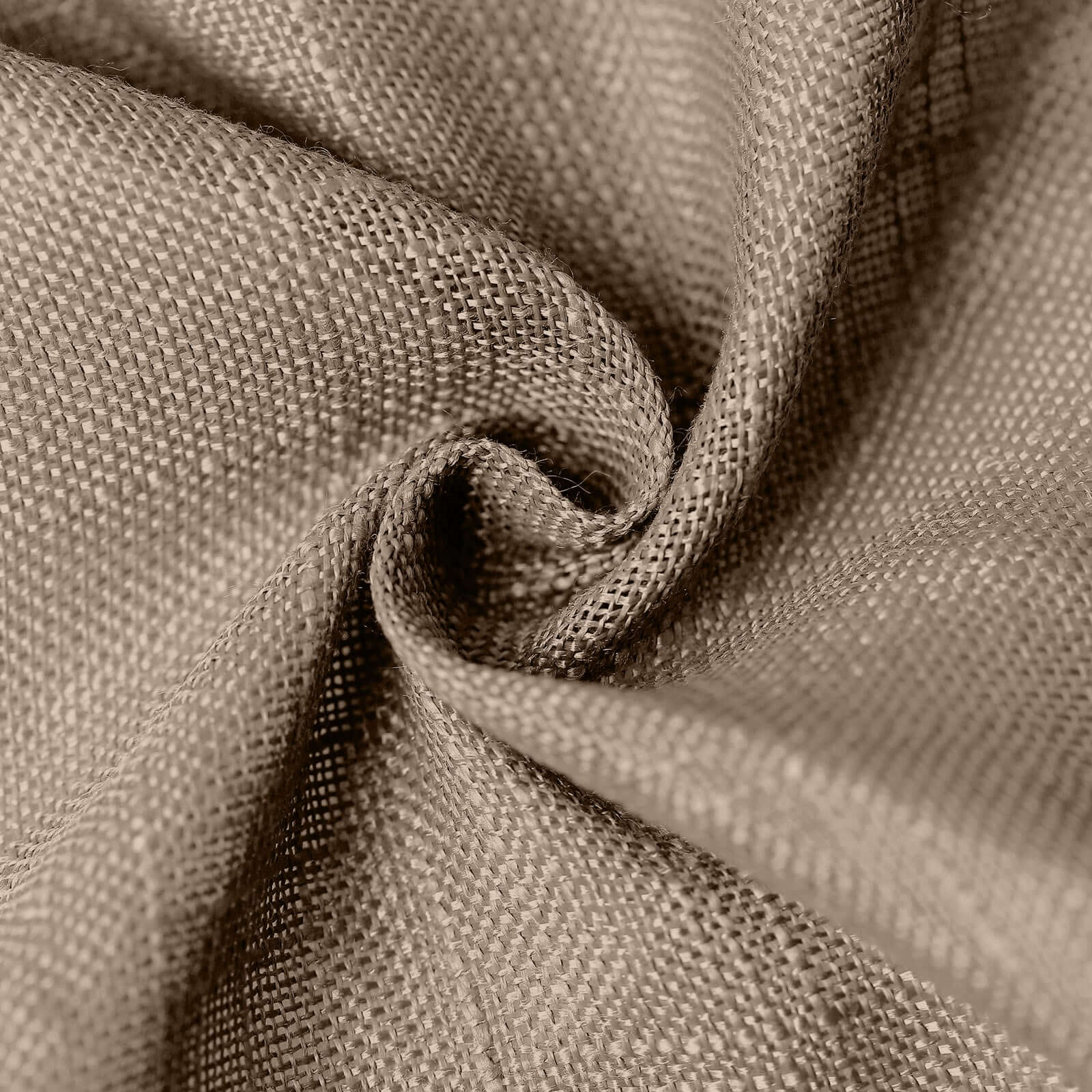 Faux Linen Rectangular Tablecloth 90"x132" Taupe with Slubby Textured - Wrinkle Resistant & Seamless Table Cover - Image 7