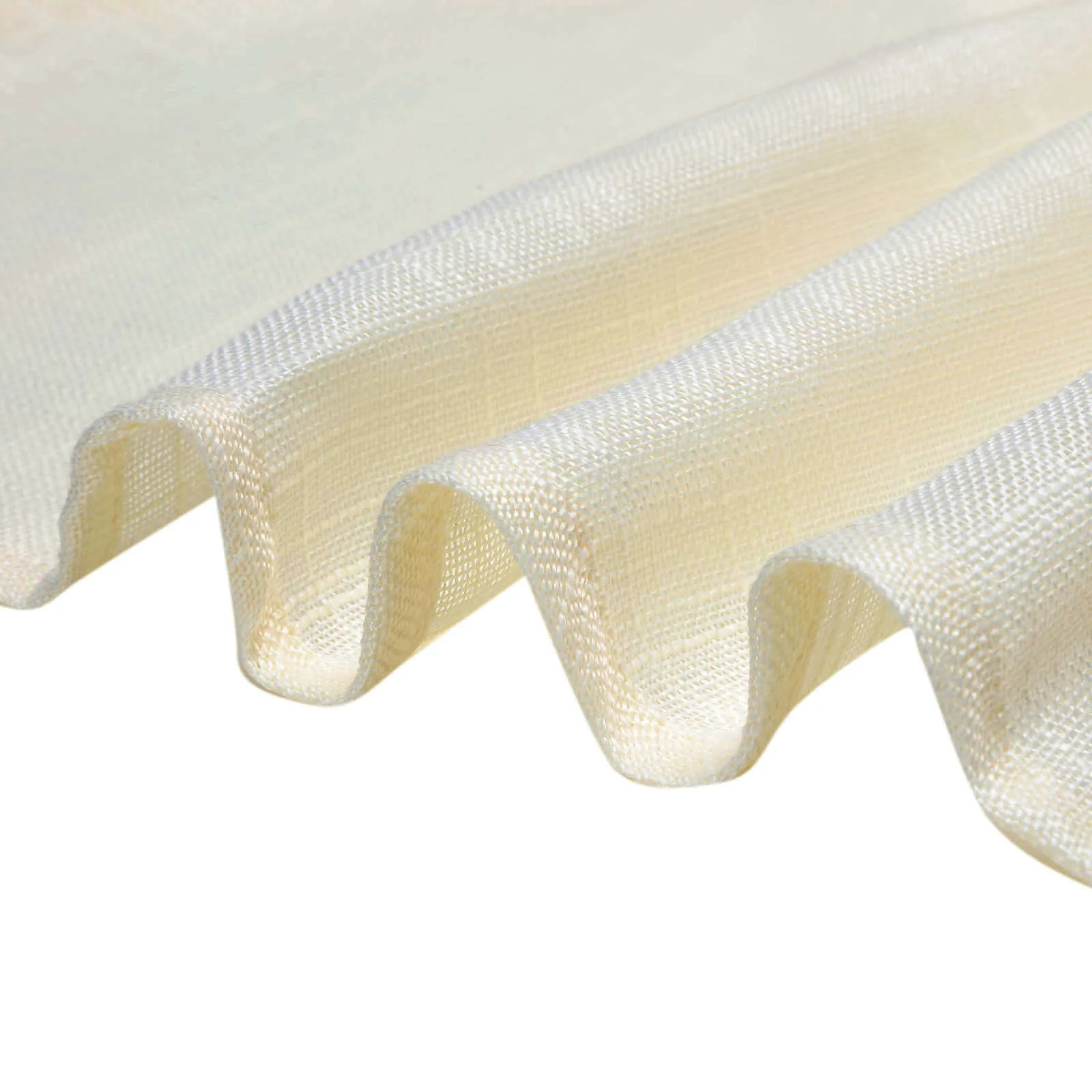 Faux Linen Table Runner 12"x108" Ivory - Slubby Textured Table Decor - Image 12