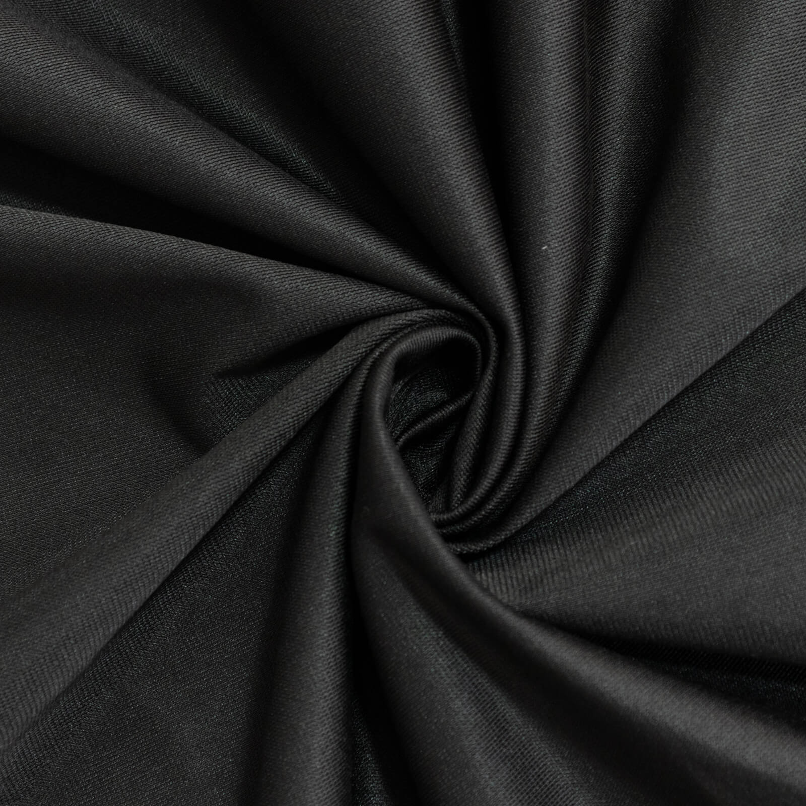 Fire Retardant 120" Round Scuba Polyester Tablecloth – Black, Wrinkle Free, Stain Resistant, Seamless Table Cover - Image 8