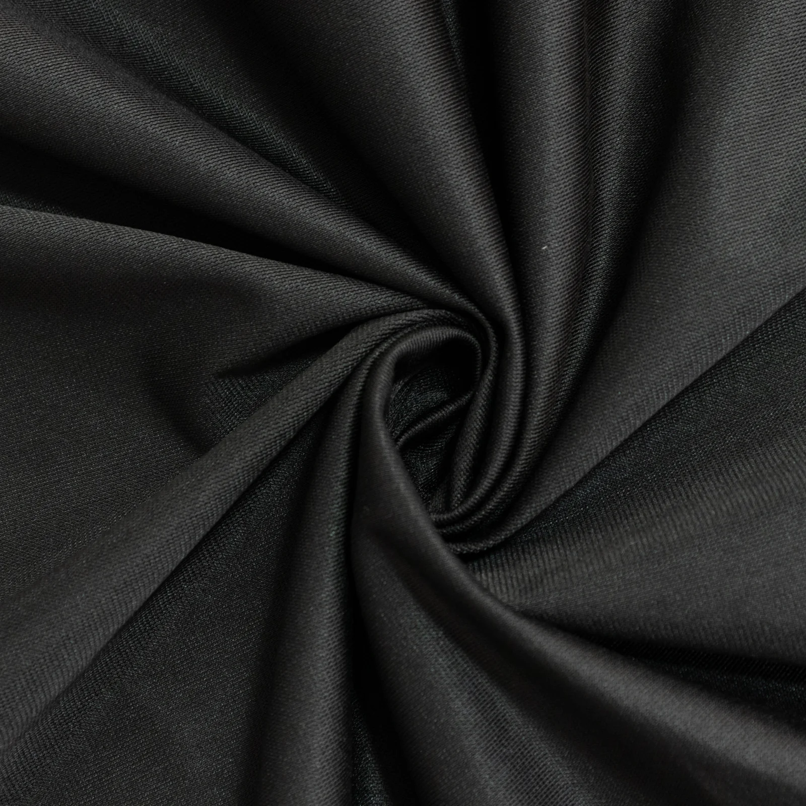 Fire Retardant 132" Round Scuba Polyester Tablecloth – Black, Wrinkle Free, Stain Resistant, Seamless Table Cover - Image 7