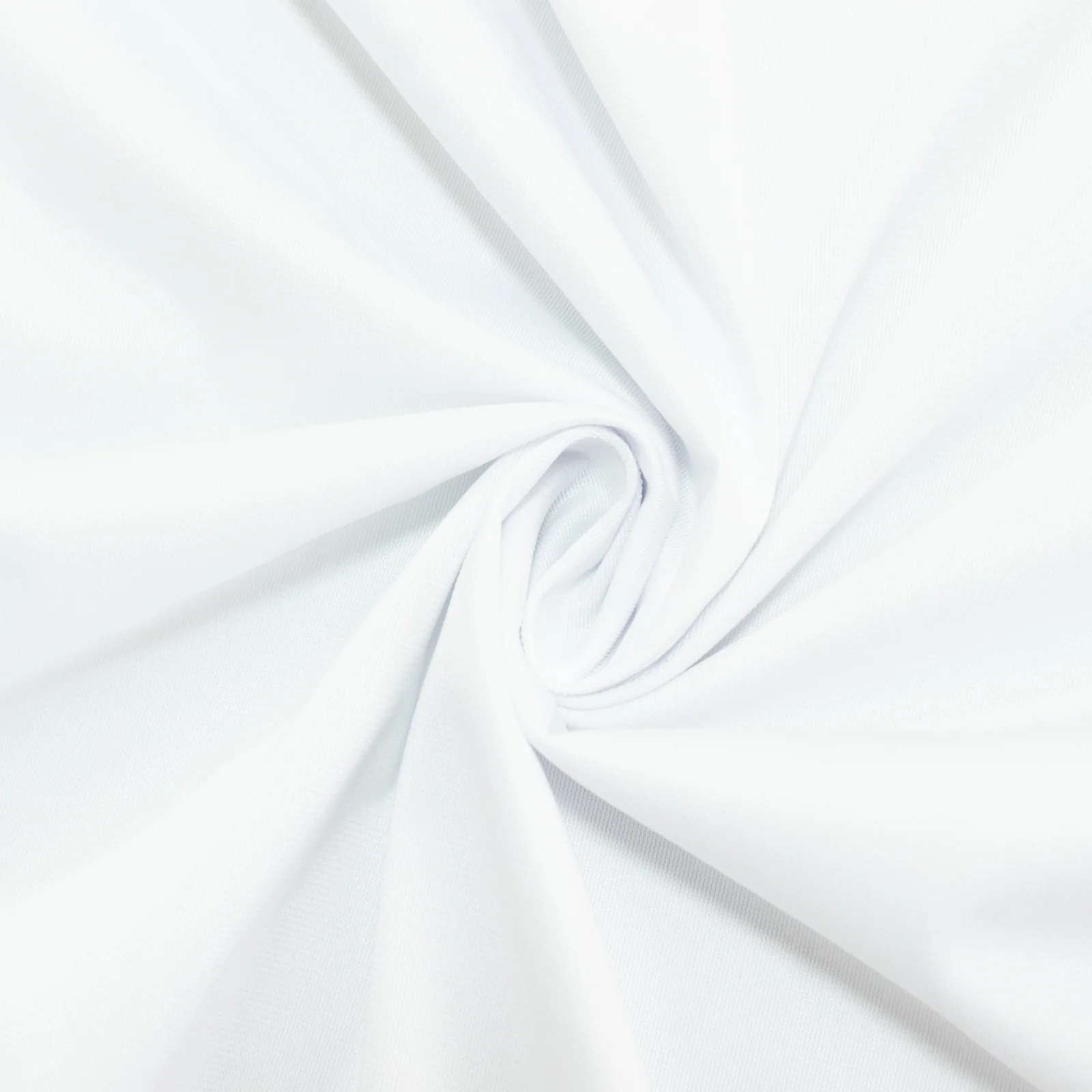 Fire Retardant 60"x126" Rectangle Scuba Polyester Tablecloth – White, Wrinkle Free, Stain Resistant Table Cover - Image 6