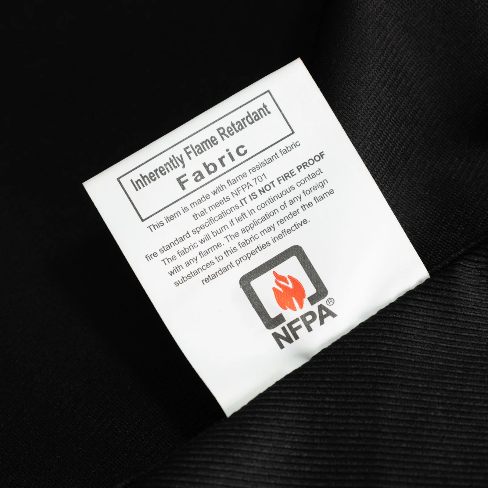 Fire Retardant 90" Round Scuba Polyester Tablecloth – Black, Wrinkle Free, Stain Resistant Table Cover - Image 2