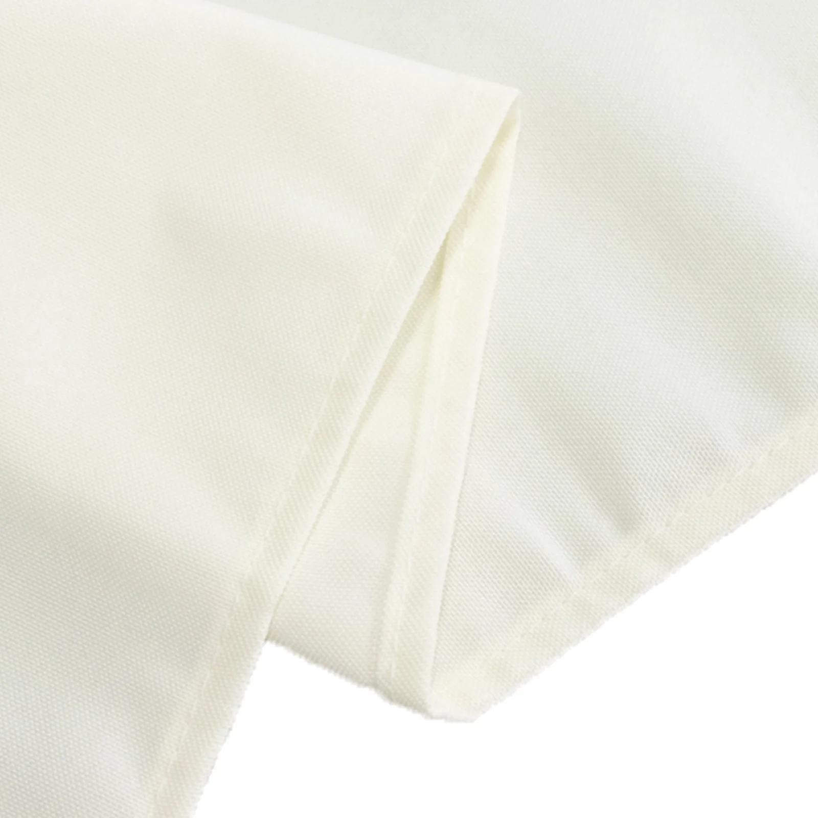 Fire Retardant Premium Polyester Rectangular Tablecloth 60"x102" Ivory - Safe & Durable Table Cover - Image 10