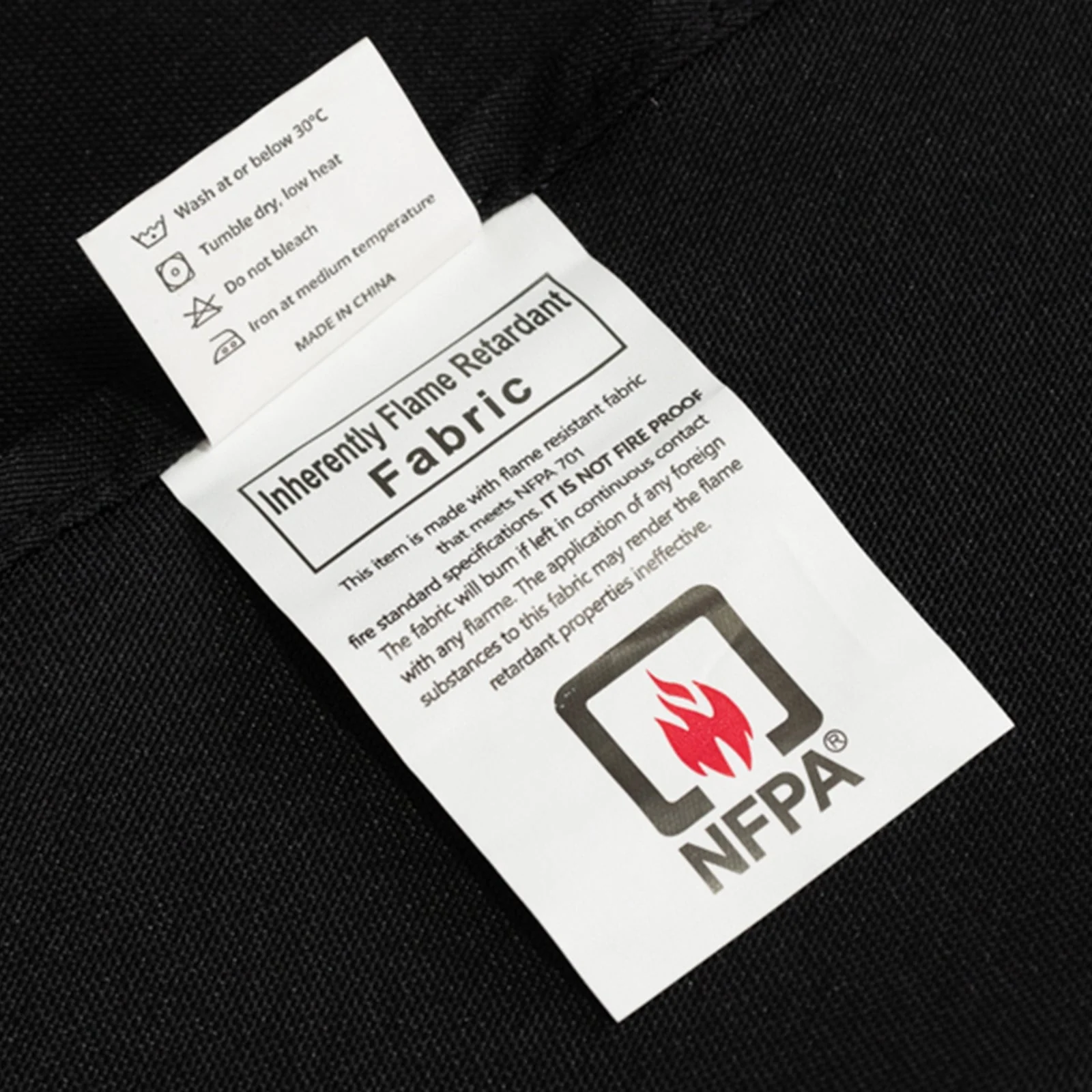 Fire Retardant Premium Polyester Round Tablecloth 90" Black - Safe & Durable Table Cover - Image 7