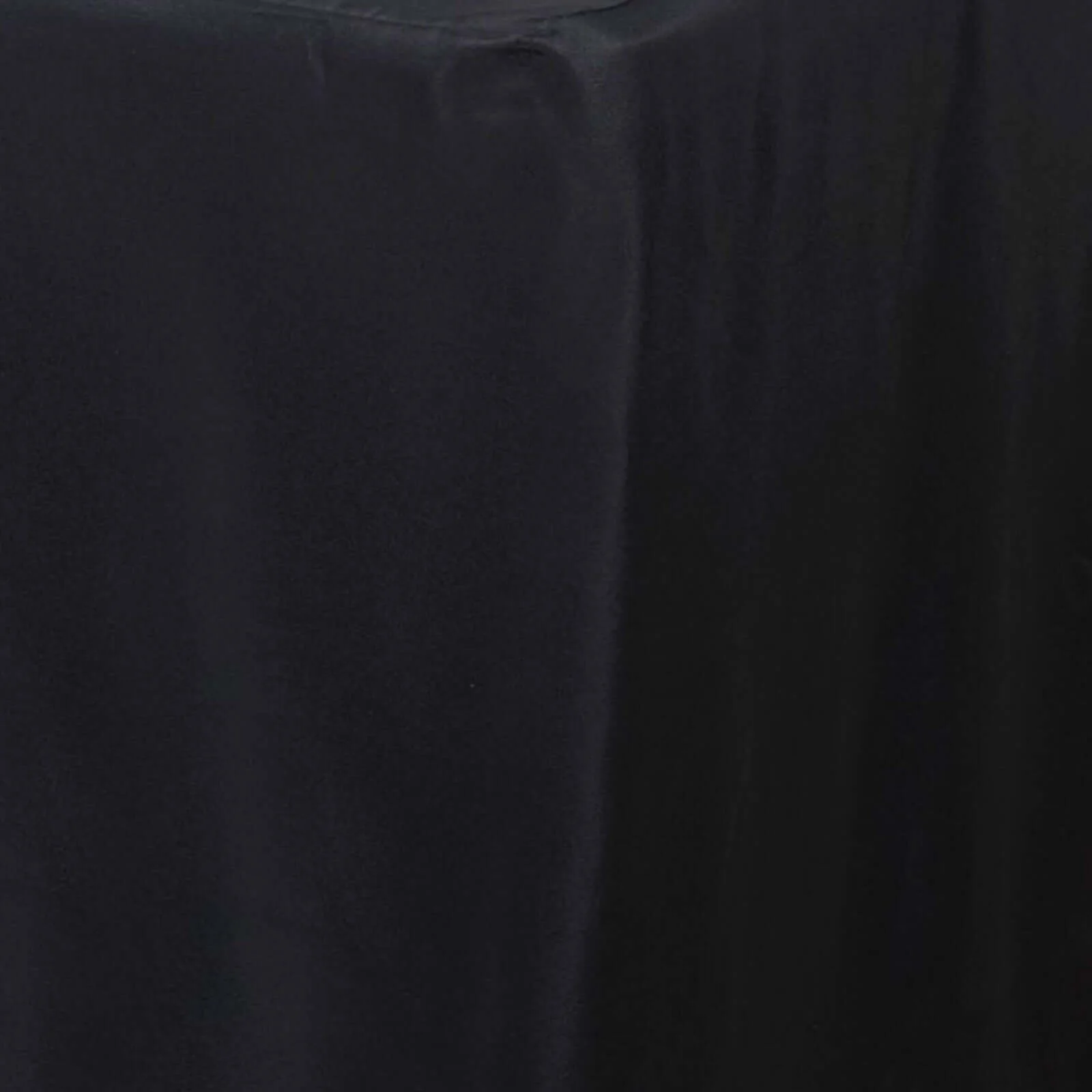 Fitted Polyester Rectangle Tablecloth 72"x30" Black - Durable and Easy to Maintain Table Cover for Banquets & Conferences - Image 7