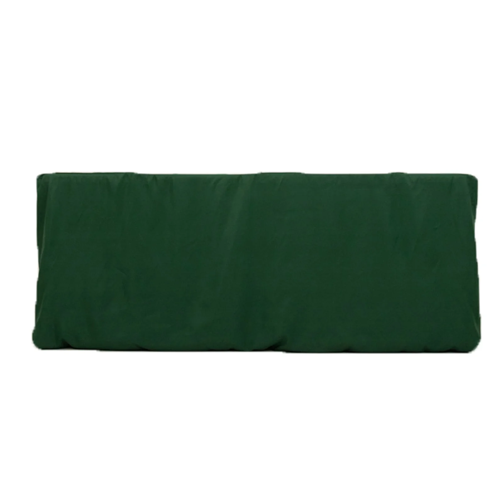 Fitted Polyester Rectangle Tablecloth 72"x30" Hunter Emerald Green - Perfect for Standard Tables - Image 3