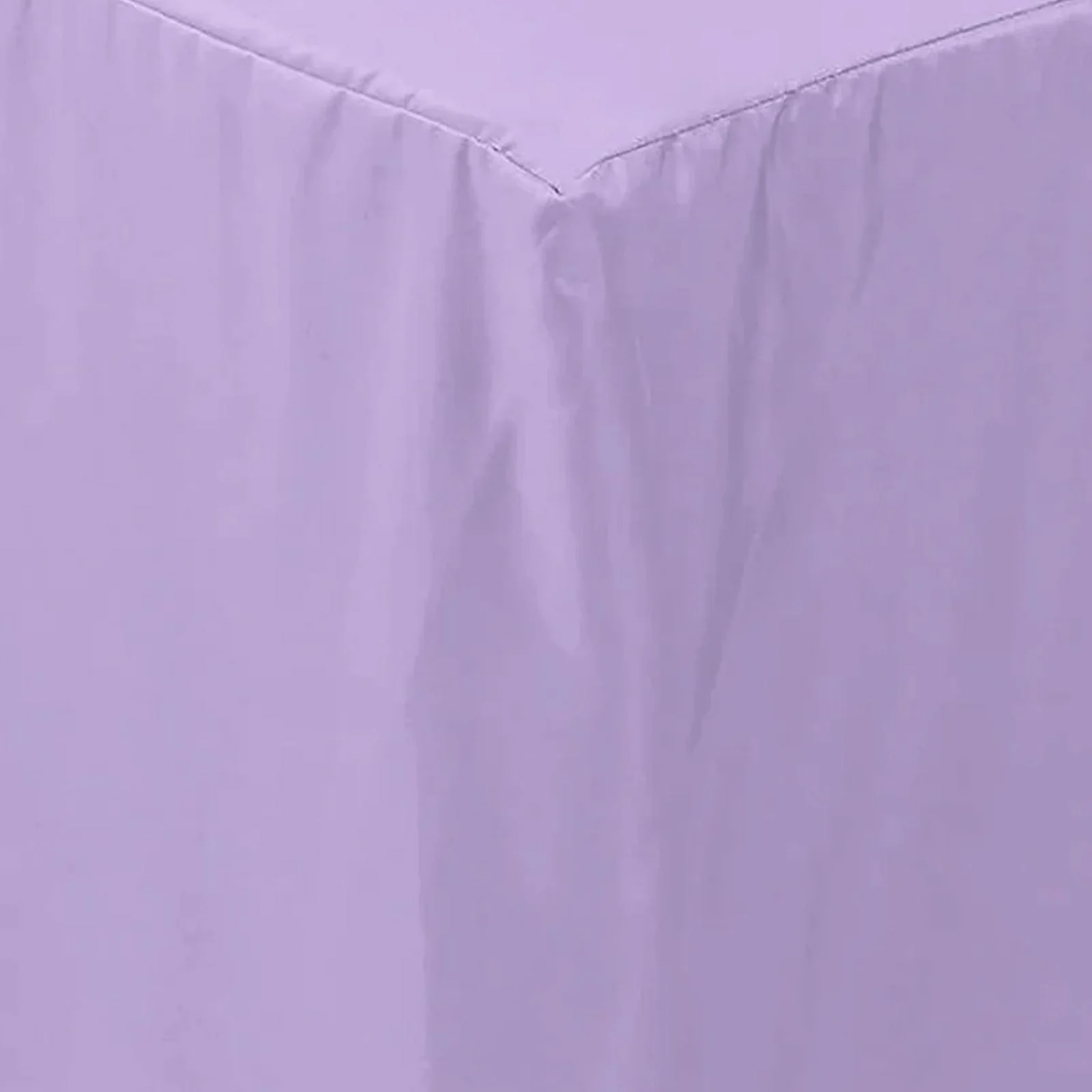 Fitted Polyester Rectangle Tablecloth 72"x30" Lavender Lilac - Perfect for Standard Tables - Image 6