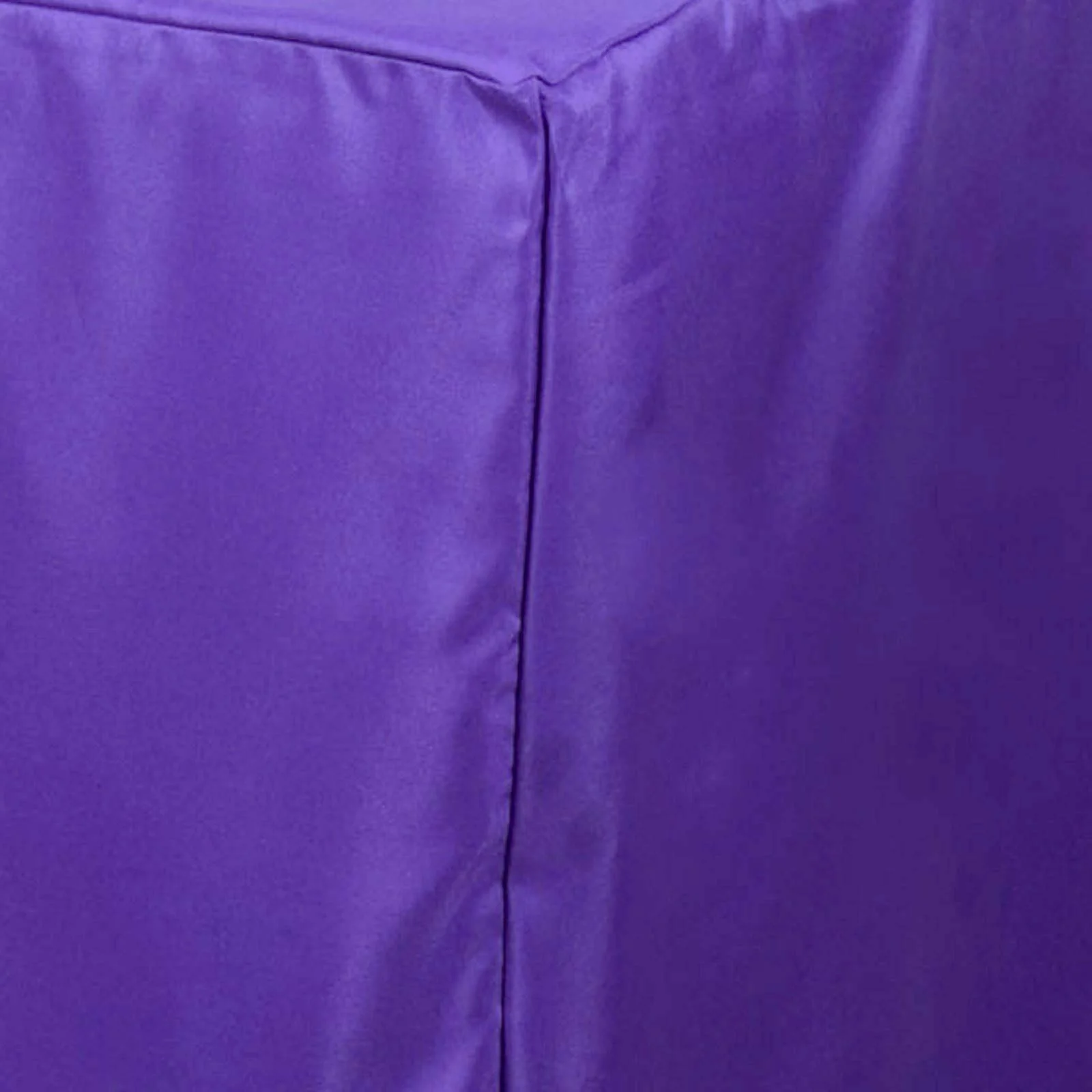 Fitted Polyester Rectangle Tablecloth 72"x30" Purple - Perfect for Standard Tables - Image 7