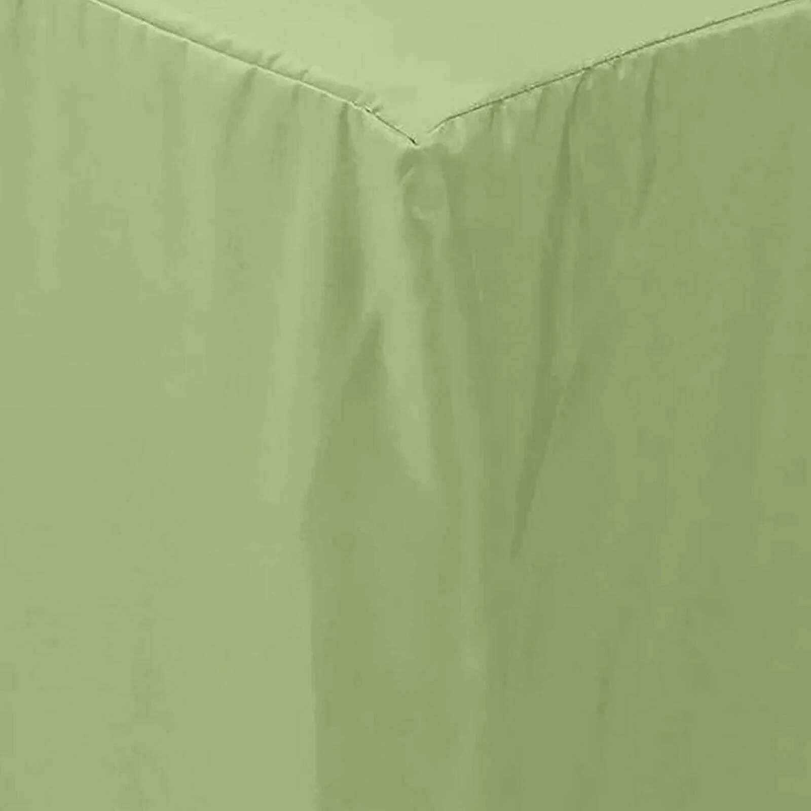 Fitted Polyester Rectangle Tablecloth 72"x30" Sage Green - Perfect for Standard Tables - Image 8