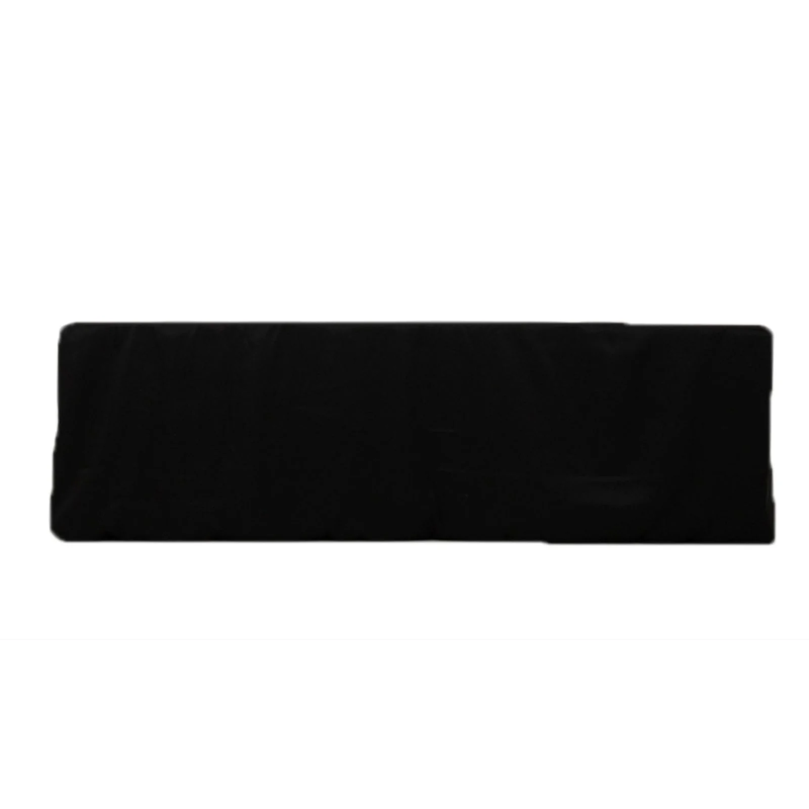 Fitted Polyester Rectangle Tablecloth 96"x24"x30" Black - Designed for Narrow Special Size Tables - Image 6