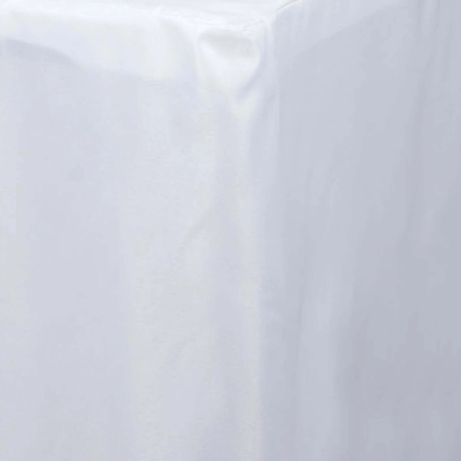 Fitted Polyester Rectangle Tablecloth 96"x30" White - Snug Fit and Easy to Maintain Table Cover for Banquets & Conferences - Image 8