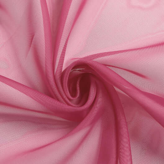Fuchsia Sheer Organza Wedding Arch Draping Fabric, Long Curtain Backdrop Window Scarf Valance 18ft - Image 7