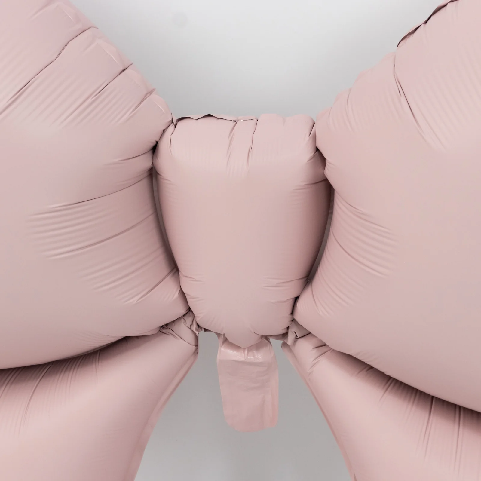 10 Pack Giant Foil Bow Balloons – Matte Blush Party Balloons for Backdrop, Photo Booth & Event Styling, 29″ x 27″ Inflated - Image 8