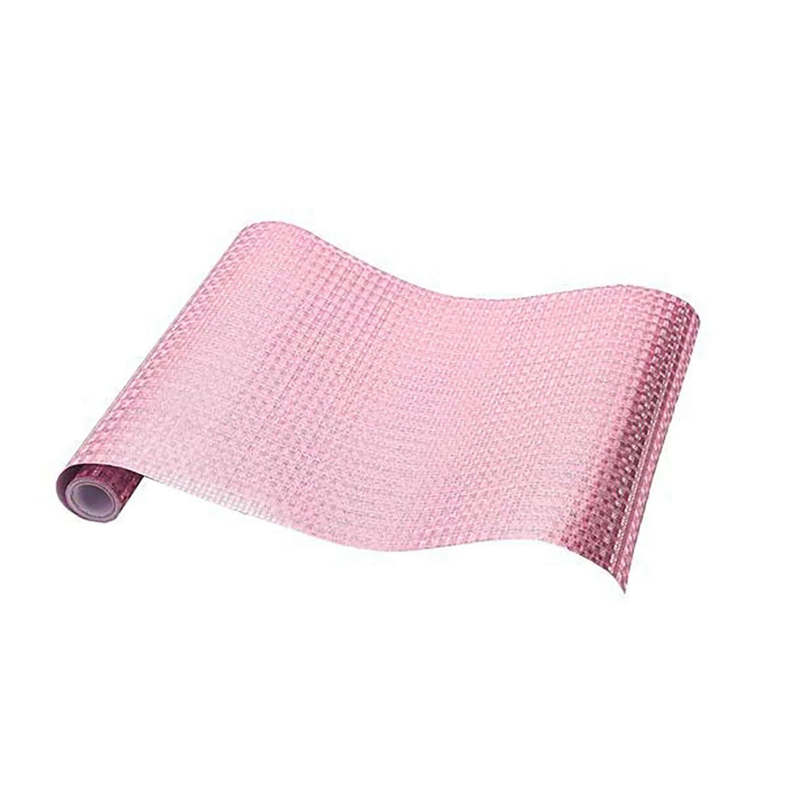 Glitter Paper Table Runner Roll 9ft Rose Gold Circle Pattern - Stylish Disposable Party Decor - Image 7