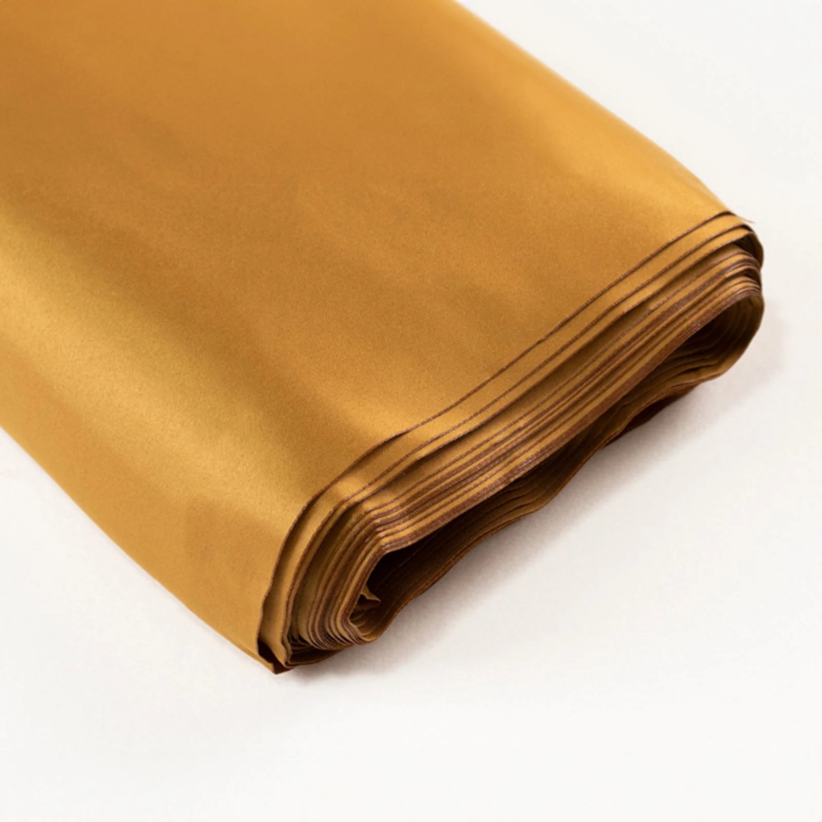Gold Lamour Satin Fabric Bolt, Heavy Matte Satin Fabric By The Yard - 54"x10 Yards - Image 3