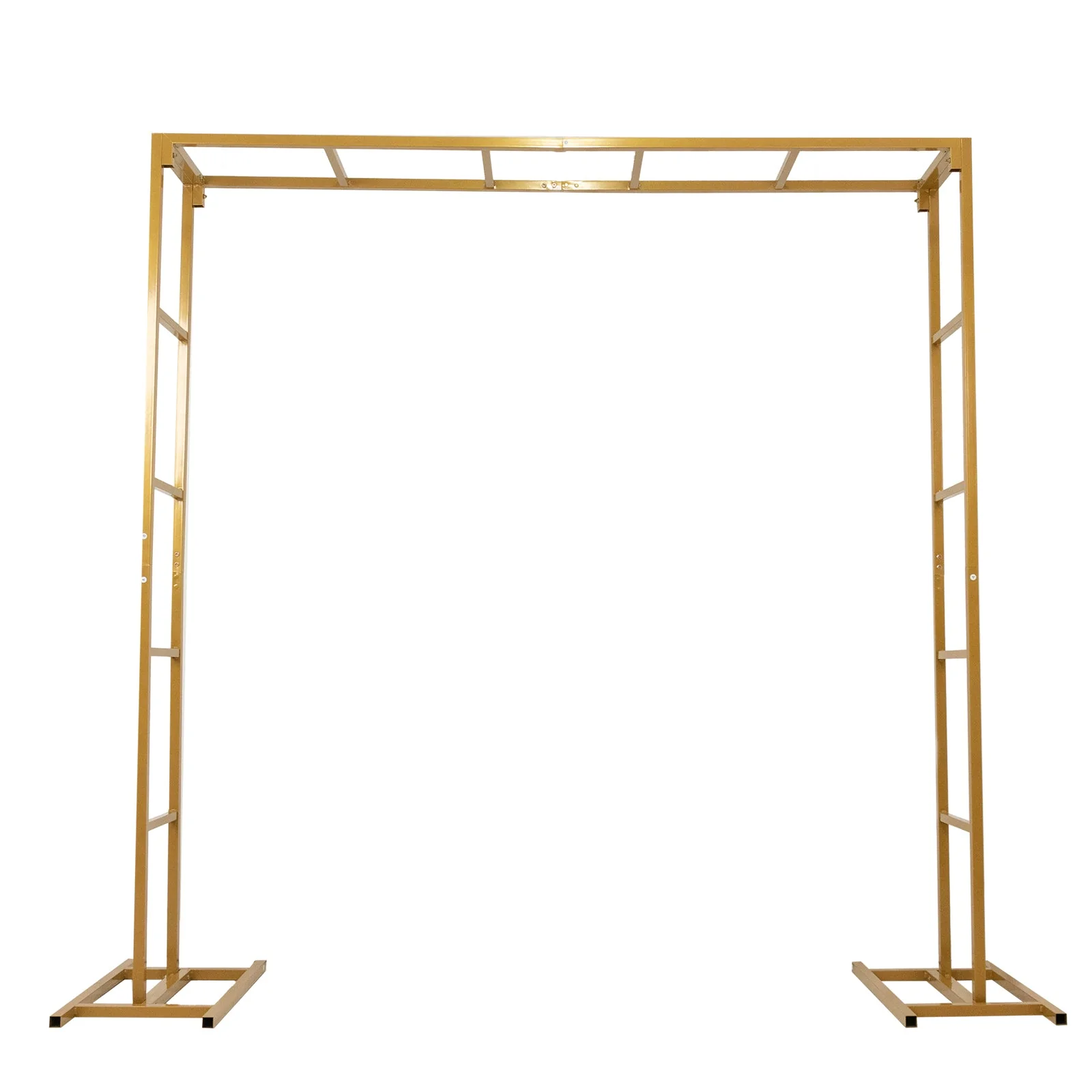 Gold Square Arbor - Freestanding 6' High Over the Table Stand, Backdrop Stand with Double Frame for Floral Balloon Décor - 6ftx6ft - Image 6