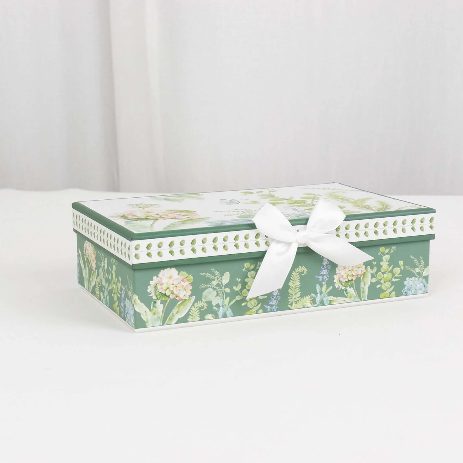 Greenery Theme Bridal Shower Gift Set, Set of 2 Porcelain Espresso Cups and Saucers with Matching Gift Box - Image 13