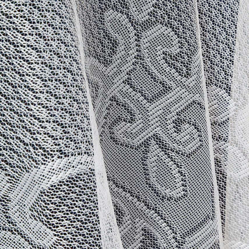 Lace Rectangular Oblong Tablecloth 60"x126" White with Premium Design - Perfect for Weddings and Receptions - Image 5