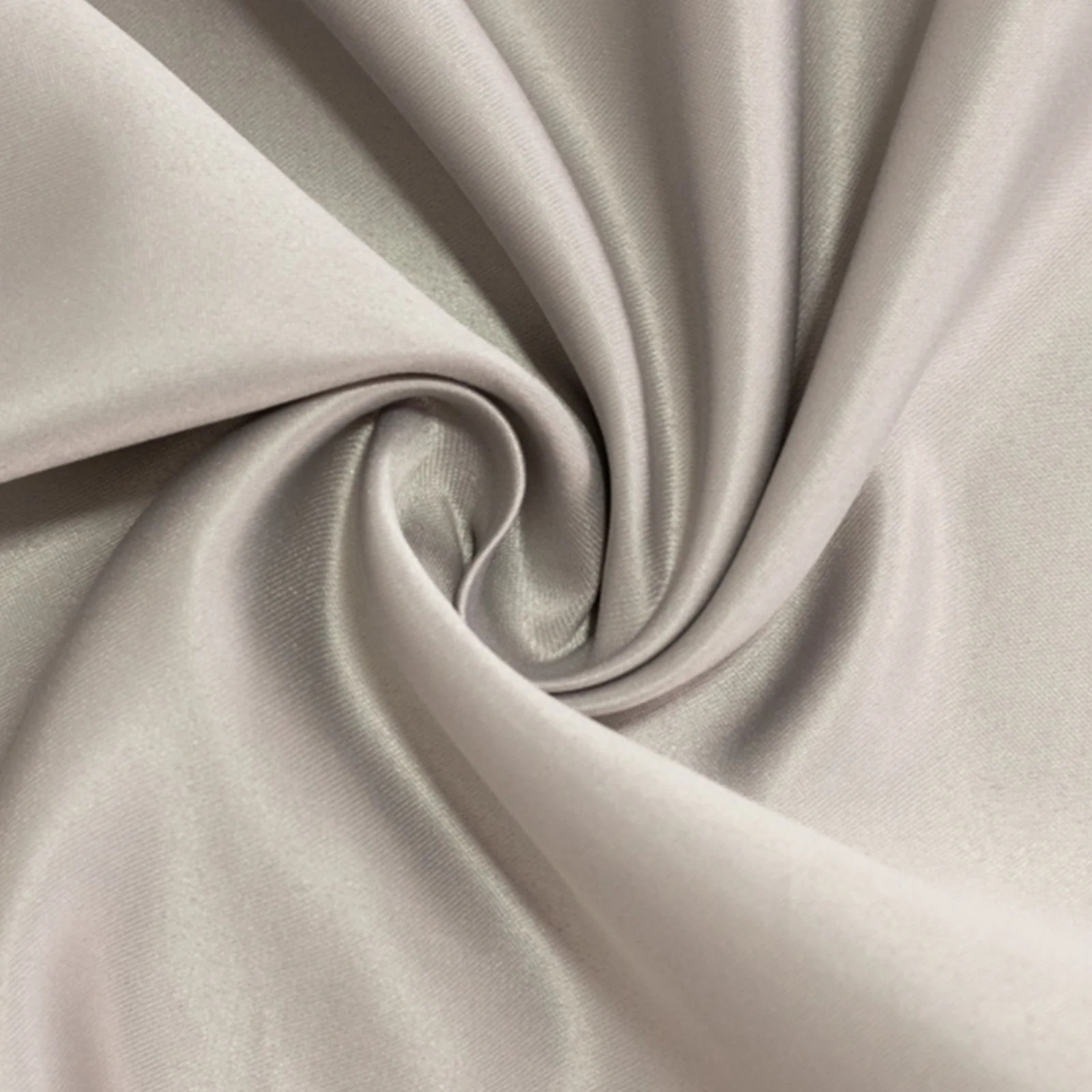 Lamour Satin Rectangle Tablecloth 90"x132" Silver - Seamless Table Cover - Image 8