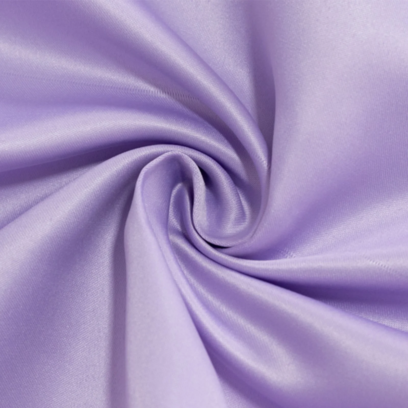 Lamour Satin Rectangle Tablecloth 90"x156" Lavender Lilac - Soft Sheen Seamless Table Cover - Image 8