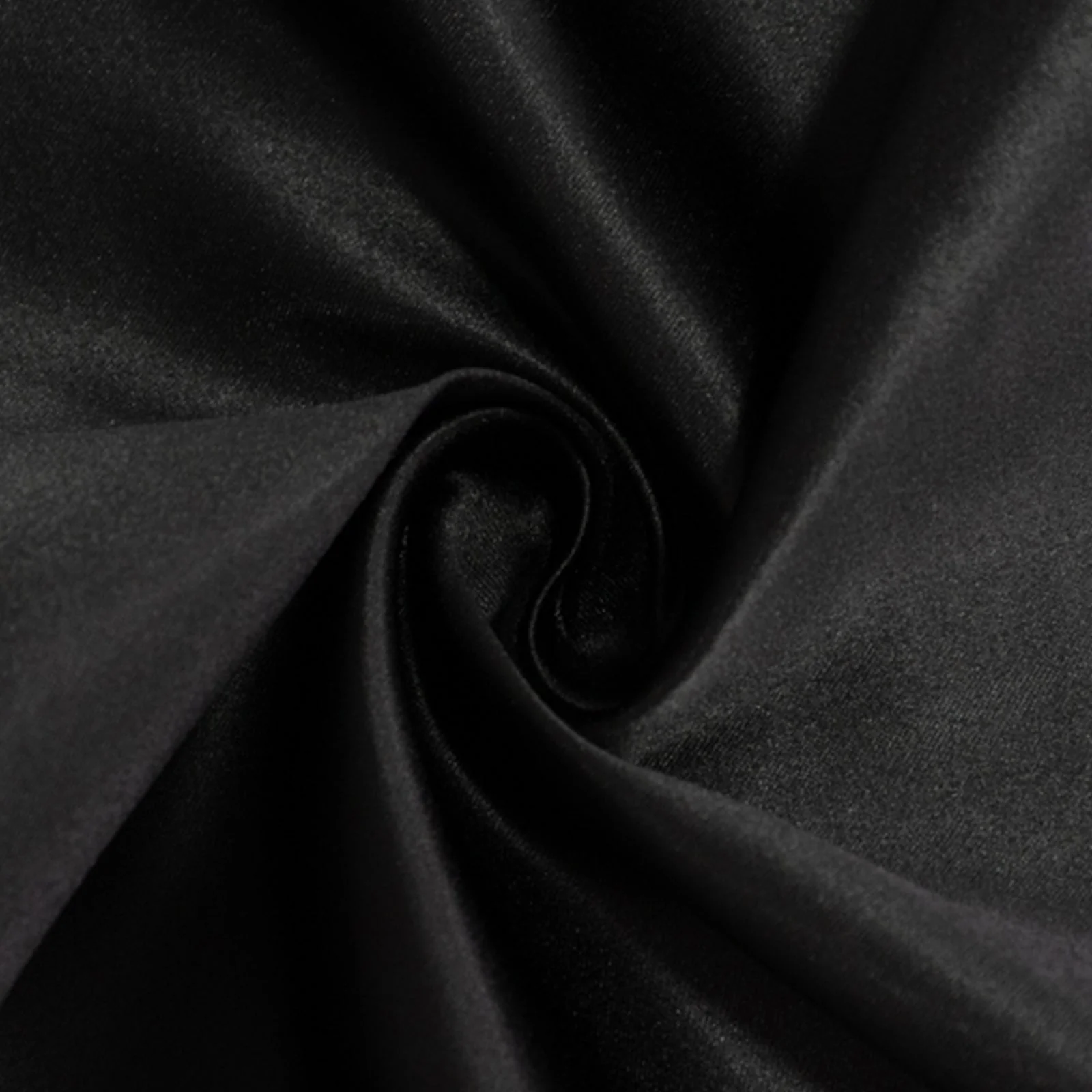 Lamour Satin Round Tablecloth 108" Black - Luxurious Table Cover with Soft Tempered Sheen for High-End Events - Image 8