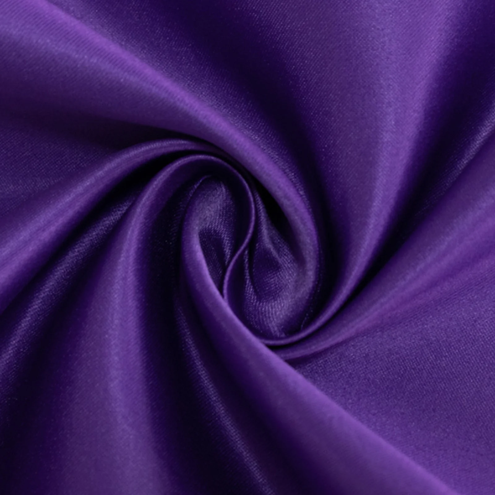 Lamour Satin Round Tablecloth 120" Purple - Seamless Table Cover - Image 6