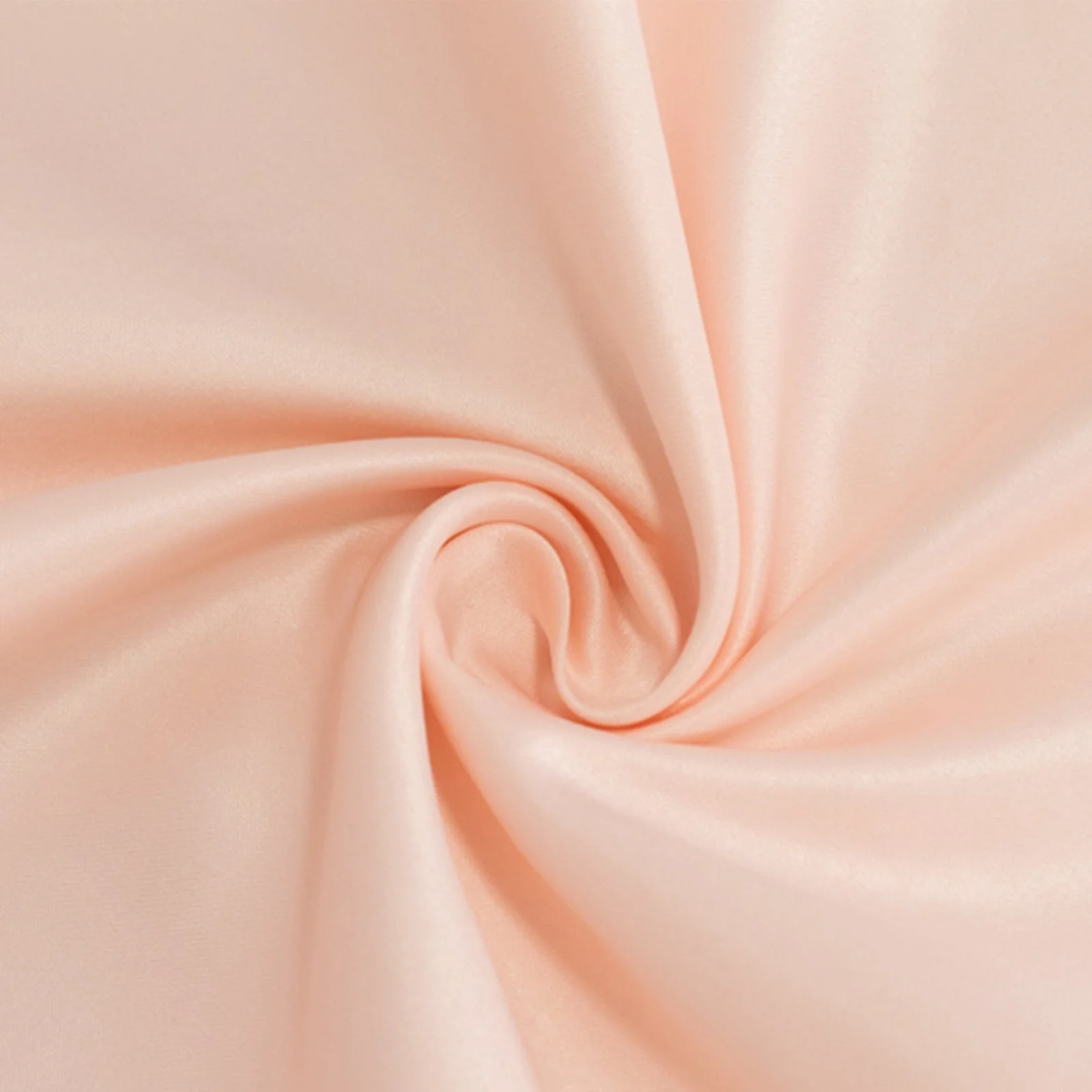 Lamour Satin Square Table Overlay 54"x54" Blush - Soft Tempered Sheen Table Topper - Image 6