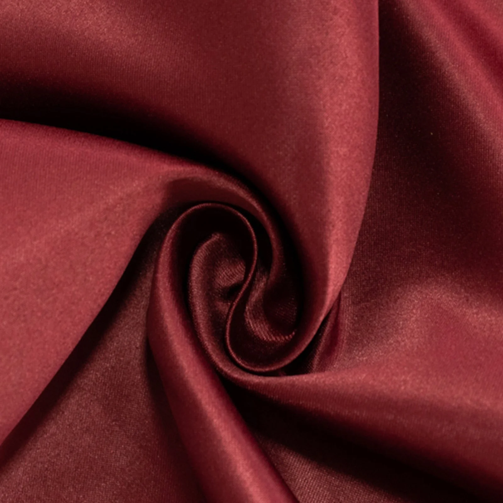 Lamour Satin Square Table Overlay 54"x54" Burgundy - Soft Tempered Sheen Table Topper - Image 6