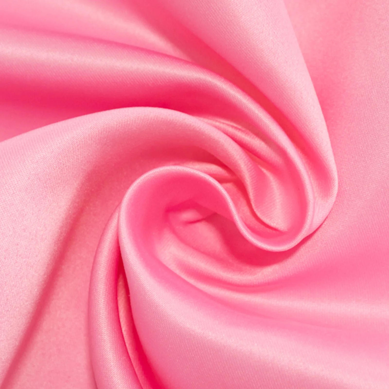 Lamour Satin Square Table Overlay 54"x54" Pink - Soft Tempered Sheen Table Topper - Image 6