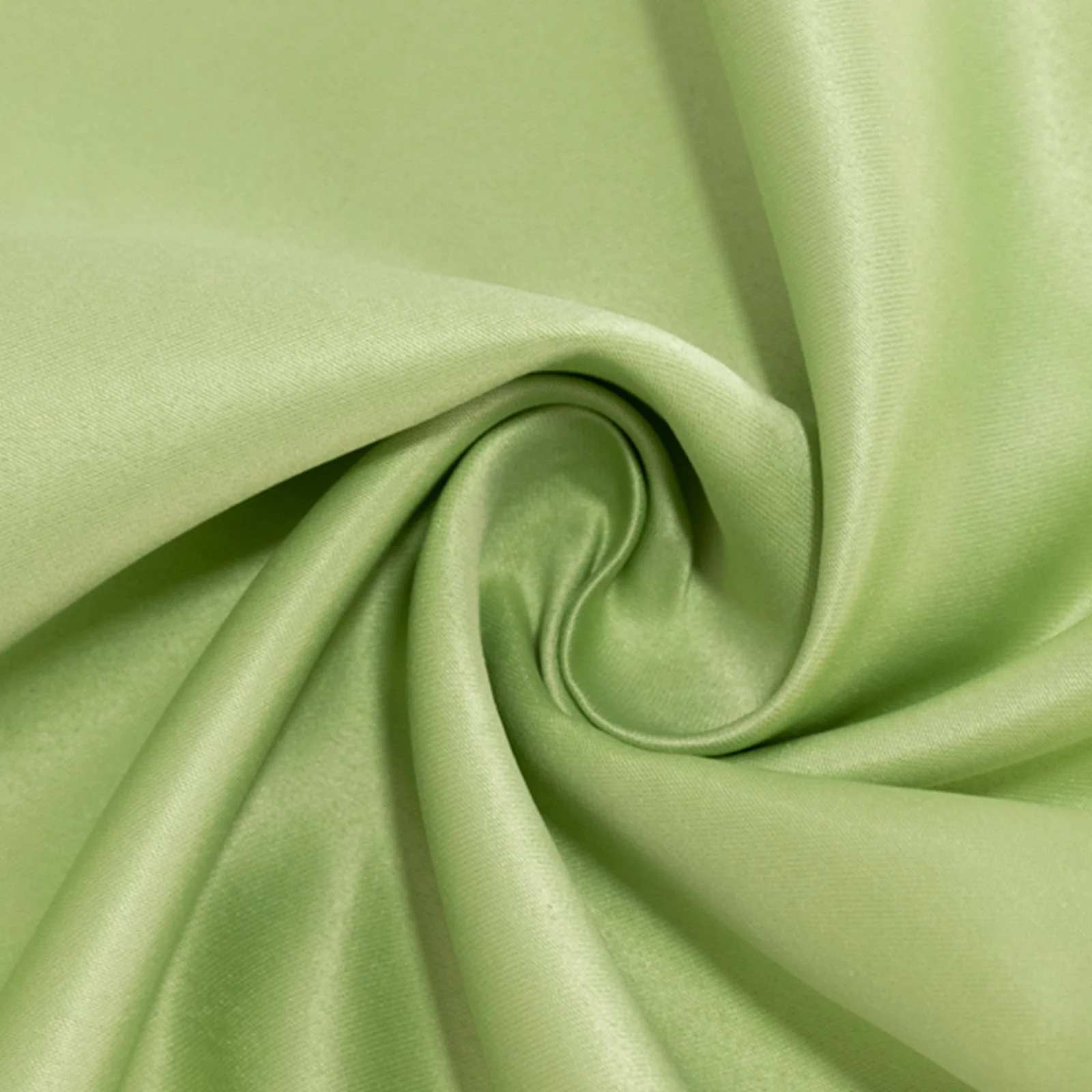 Lamour Satin Square Table Overlay 54"x54" Sage Green - Soft Tempered Sheen Table Topper - Image 6
