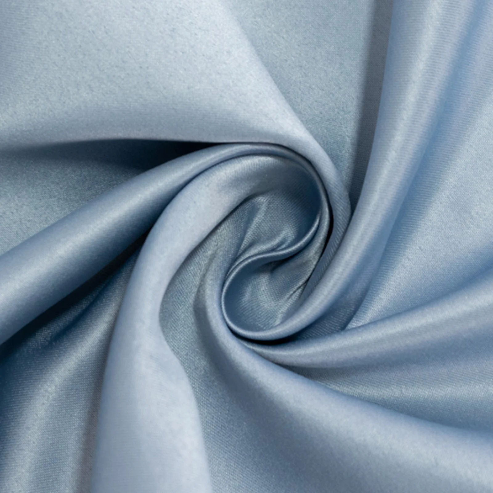 Lamour Satin Square Tablecloth 54"x54" Dusty Blue - Classy Silk-Like Table Cover - Image 6
