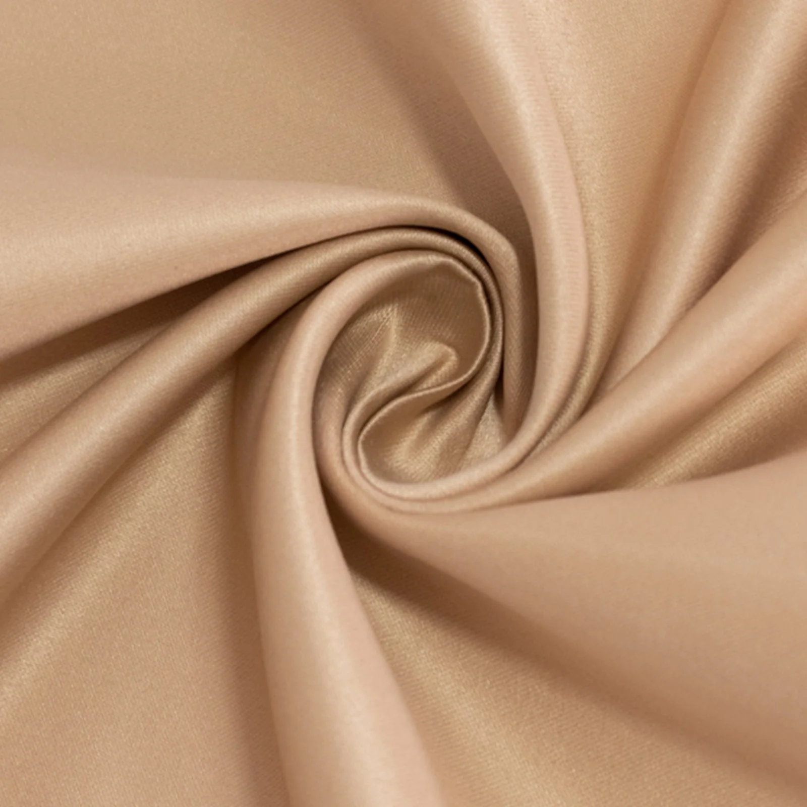 Lamour Satin Square Tablecloth 54"x54" Nude - Classy Silk-Like Table Cover - Image 6