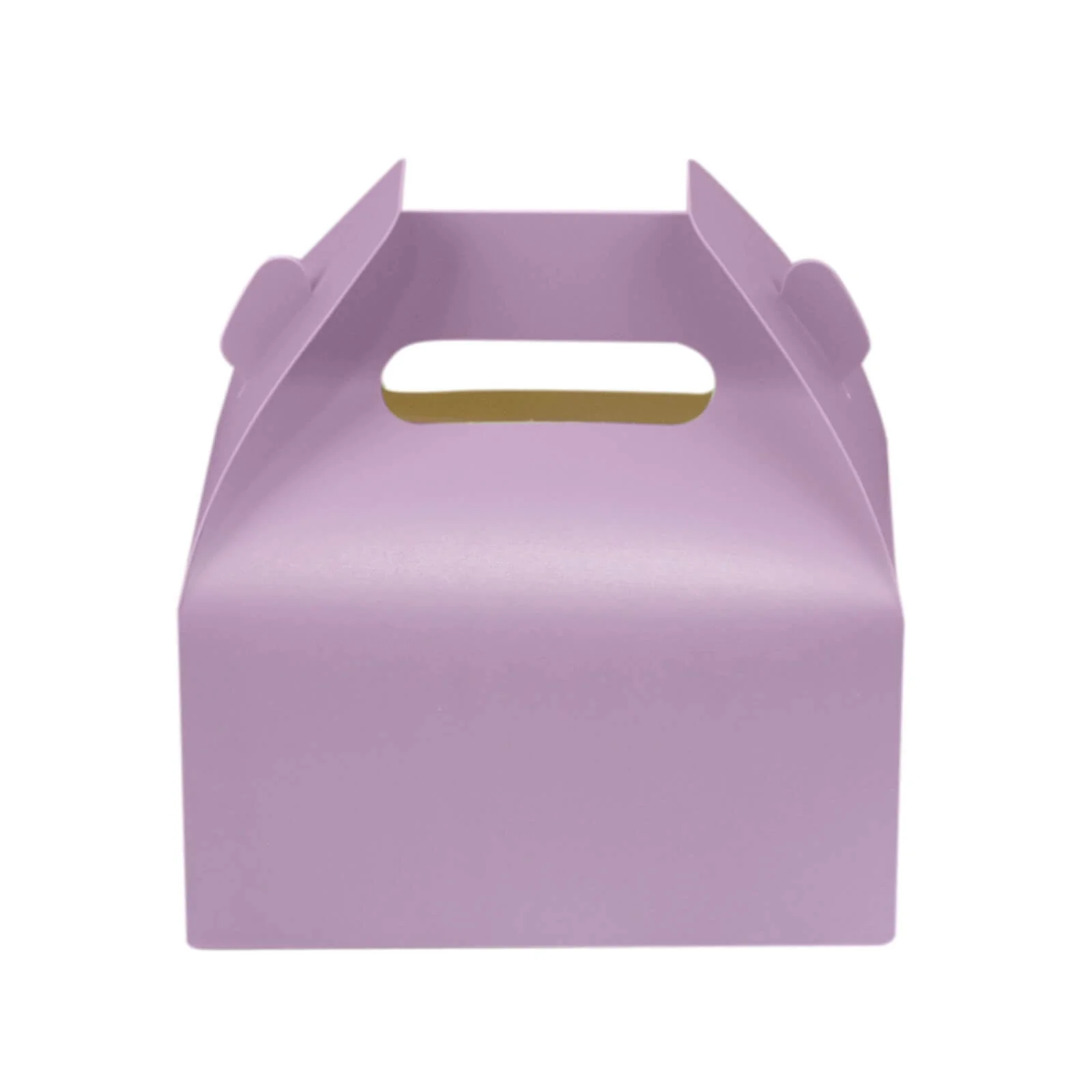 25 Pack Party Favor Gift Tote Gable Boxes, Matte Lavender Lilac Candy Treat Boxes - 6"x3.5"x7" - Image 6
