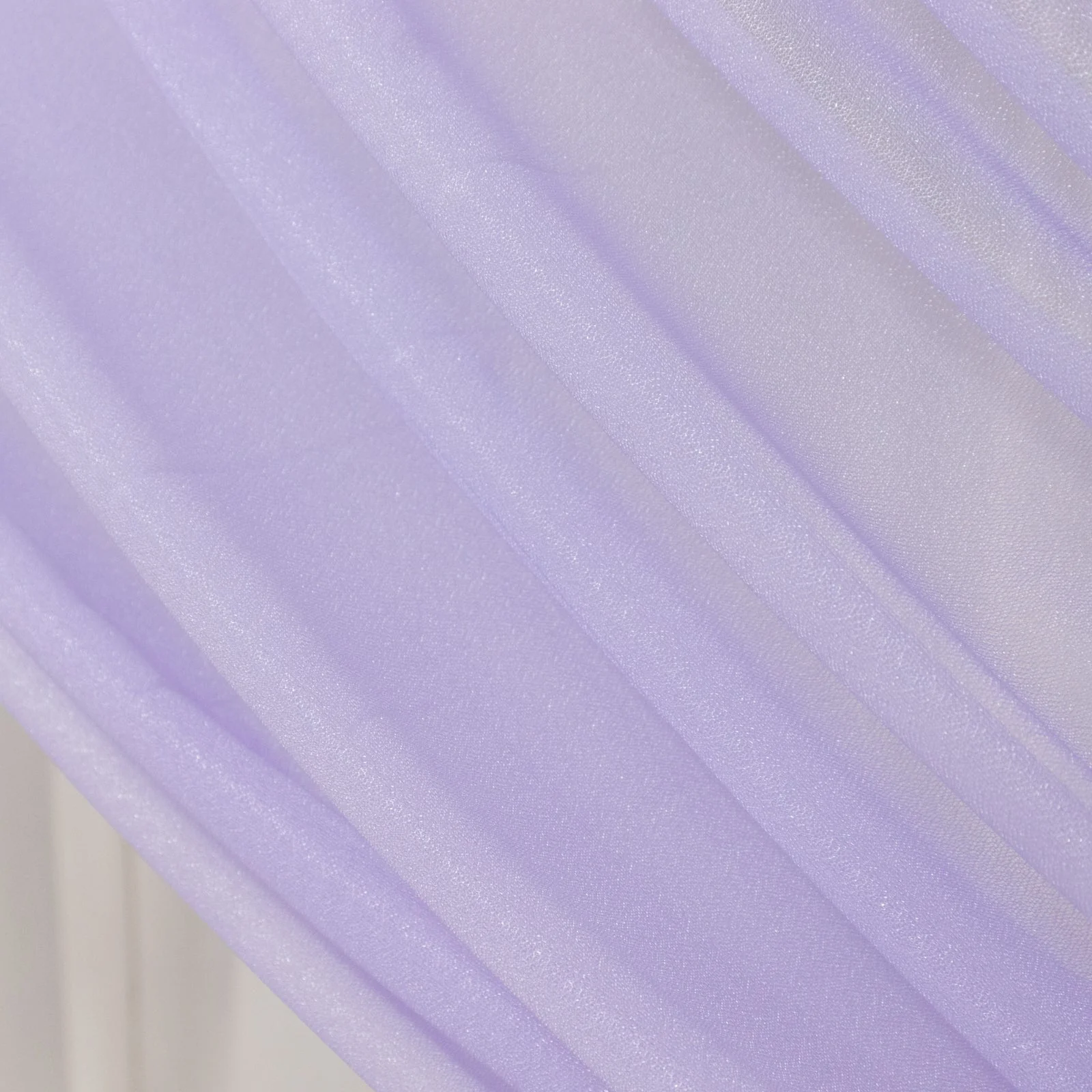 Sheer Wedding Arch Drape – 5ftx14ft Lavender Lilac Sheer Curtain Backdrop, Ceiling Drapery Panel - Image 8