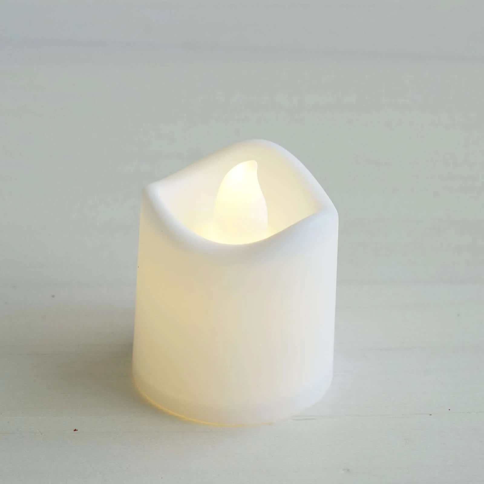 12-Pack LED Tealight Candles White Design - Flameless Mini Votive Battery Operated Lighting - Image 6