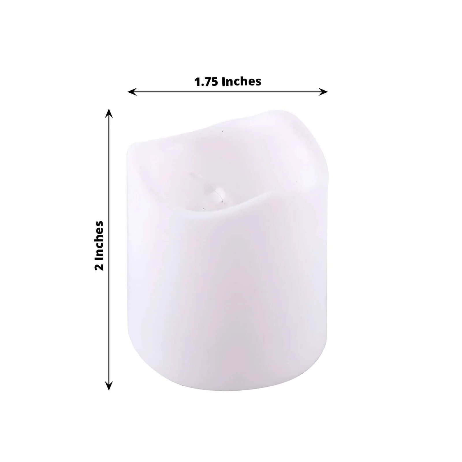 12-Pack LED Votive Candles White Classic Design - Flameless Battery Operated Reusable Lighting - Image 3