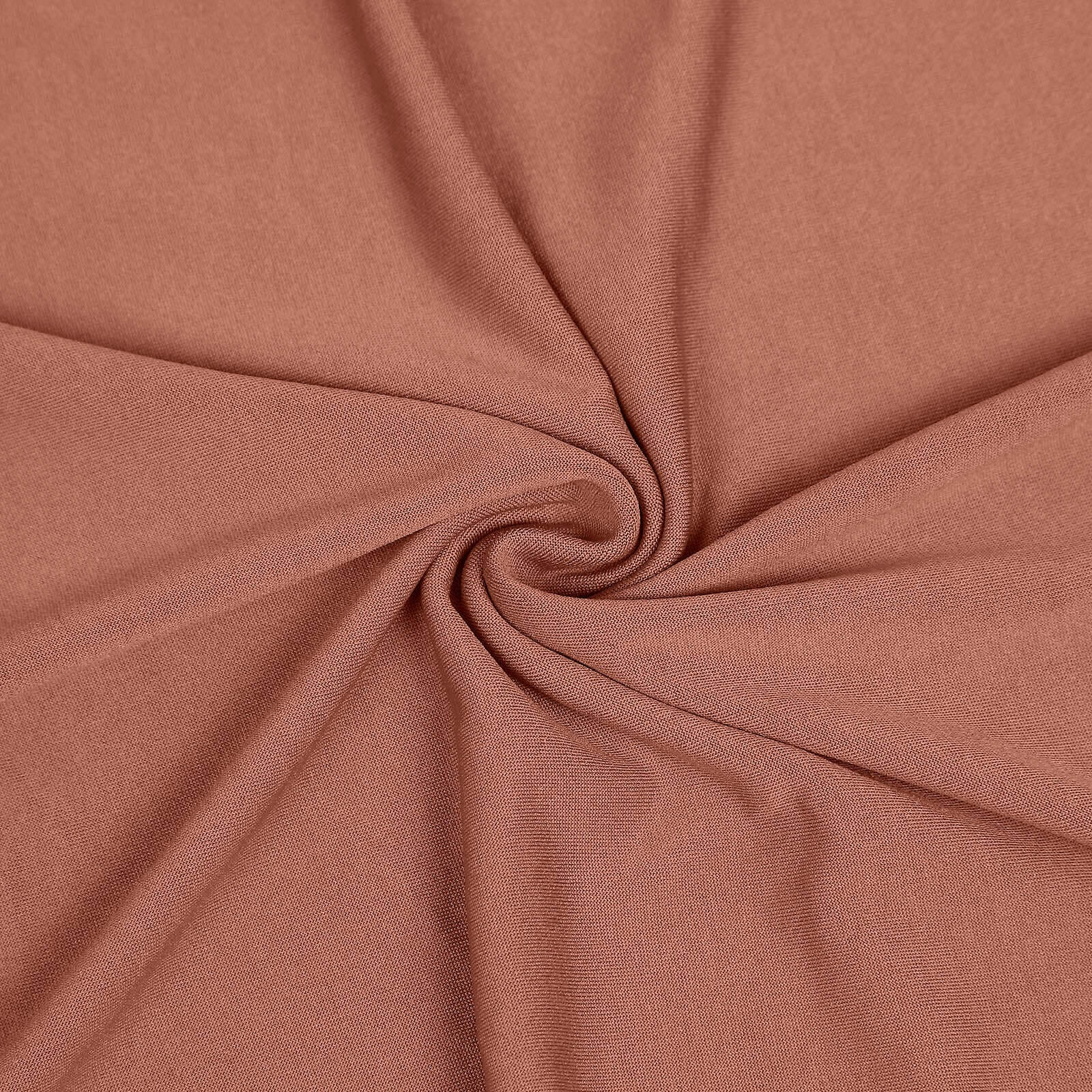 Matte Terracotta (Rust) Spandex Fitted Wedding Arch Cover For Round Top Chiara Backdrop Stand 5ft - Image 13