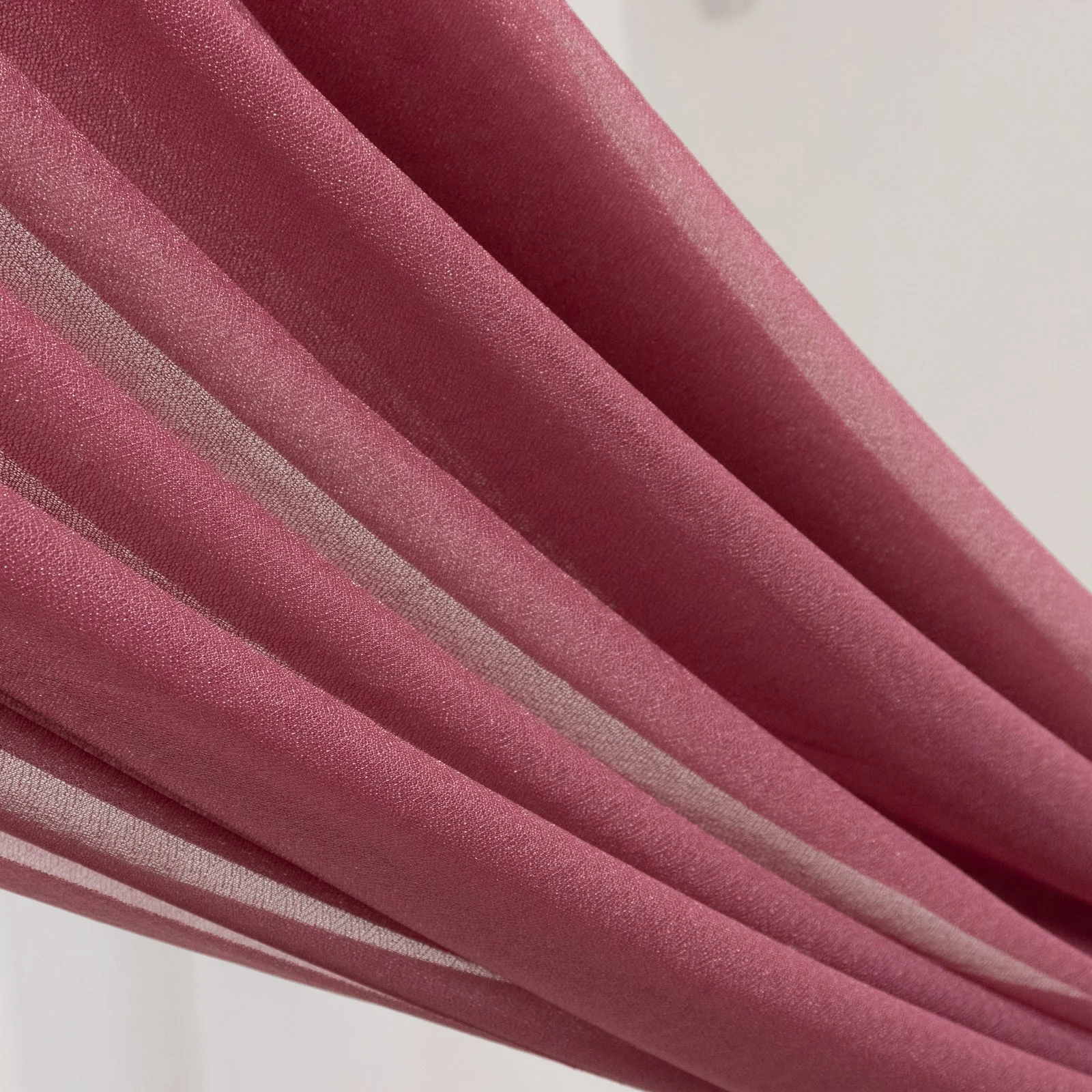 Sheer Wedding Arch Drape – 5ftx32ft Mauve Cinnamon Rose Sheer Curtain Backdrop, Ceiling Drapery Panel - Image 6