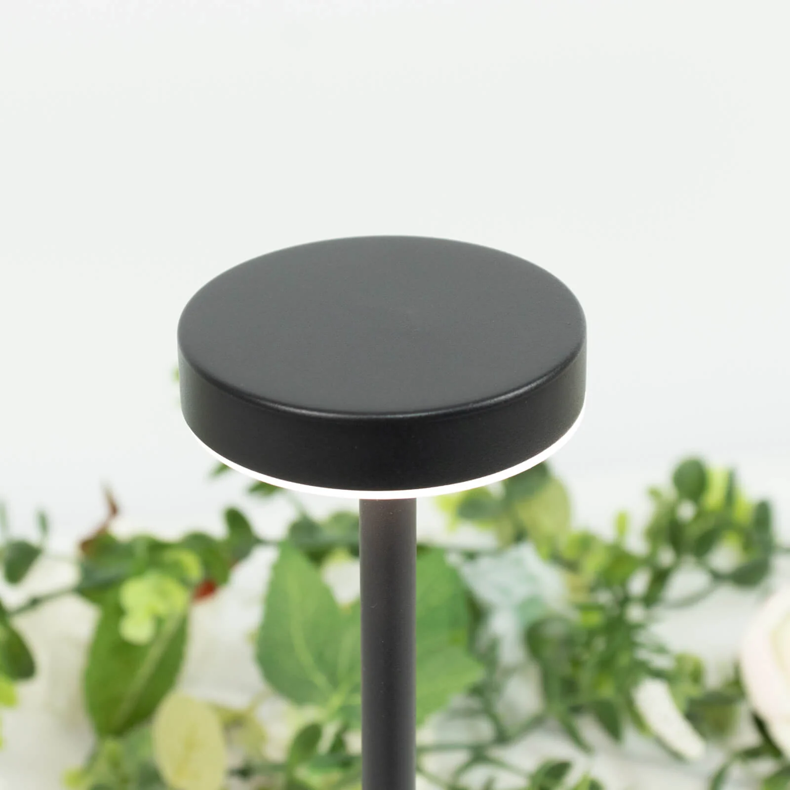 Rechargeable Cordless Table Lamp 13" Black Metal Design Dimmable - LED Desk Night Light with Touch Control - Image 6