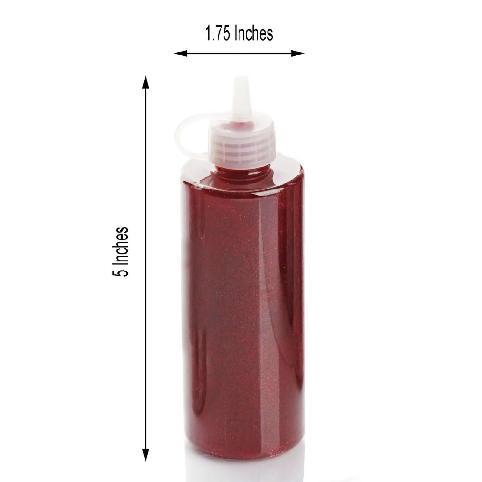 Metallic Glitter Glue 4 oz Bottle Burgundy - Nontoxic Washable Art Glue for Creative DIY Projects Kids' Crafts & Party Decor - Image 3