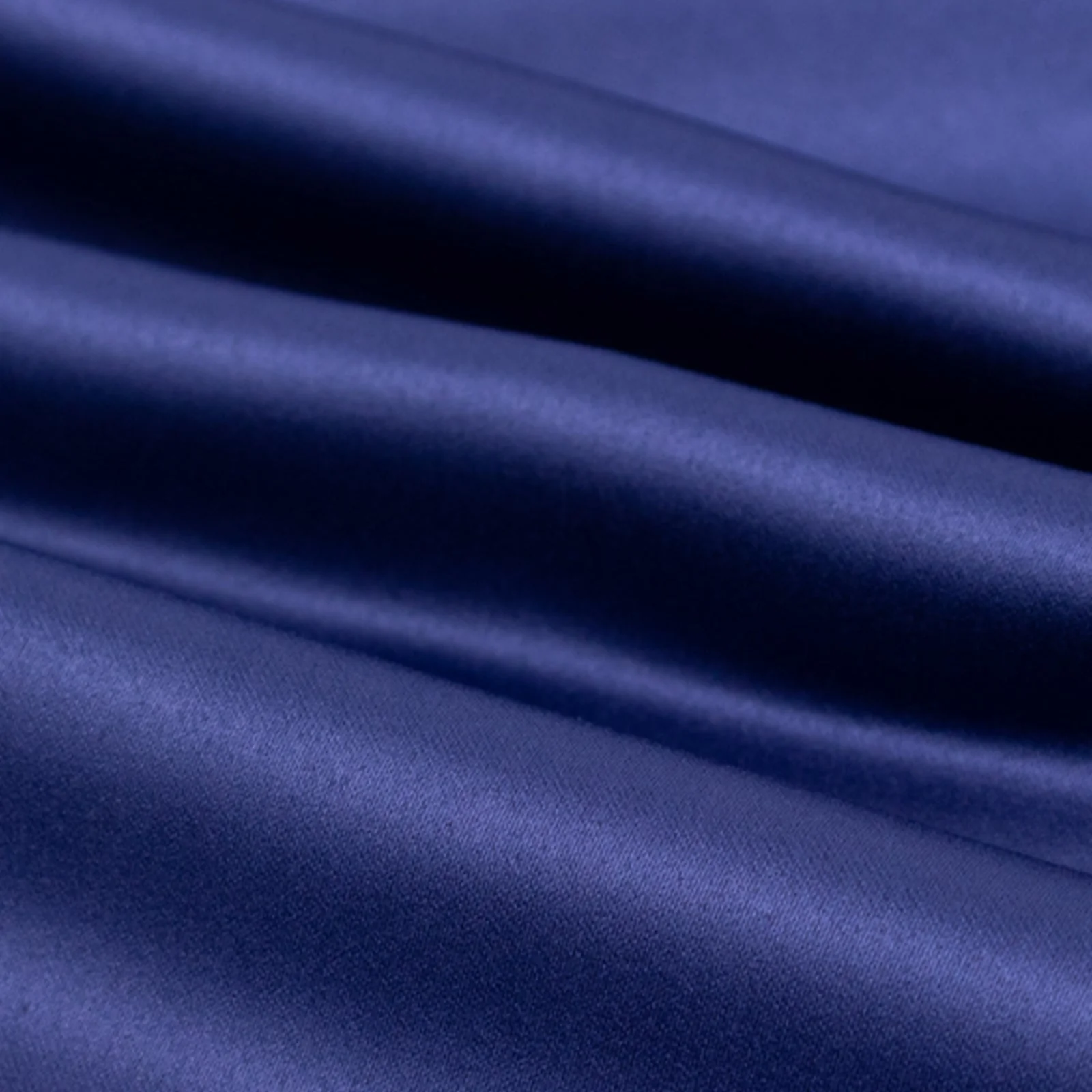 Navy Blue Lamour Satin Fabric Bolt, Heavy Matte Satin Fabric By The Yard - 54"x10 Yards - Image 5