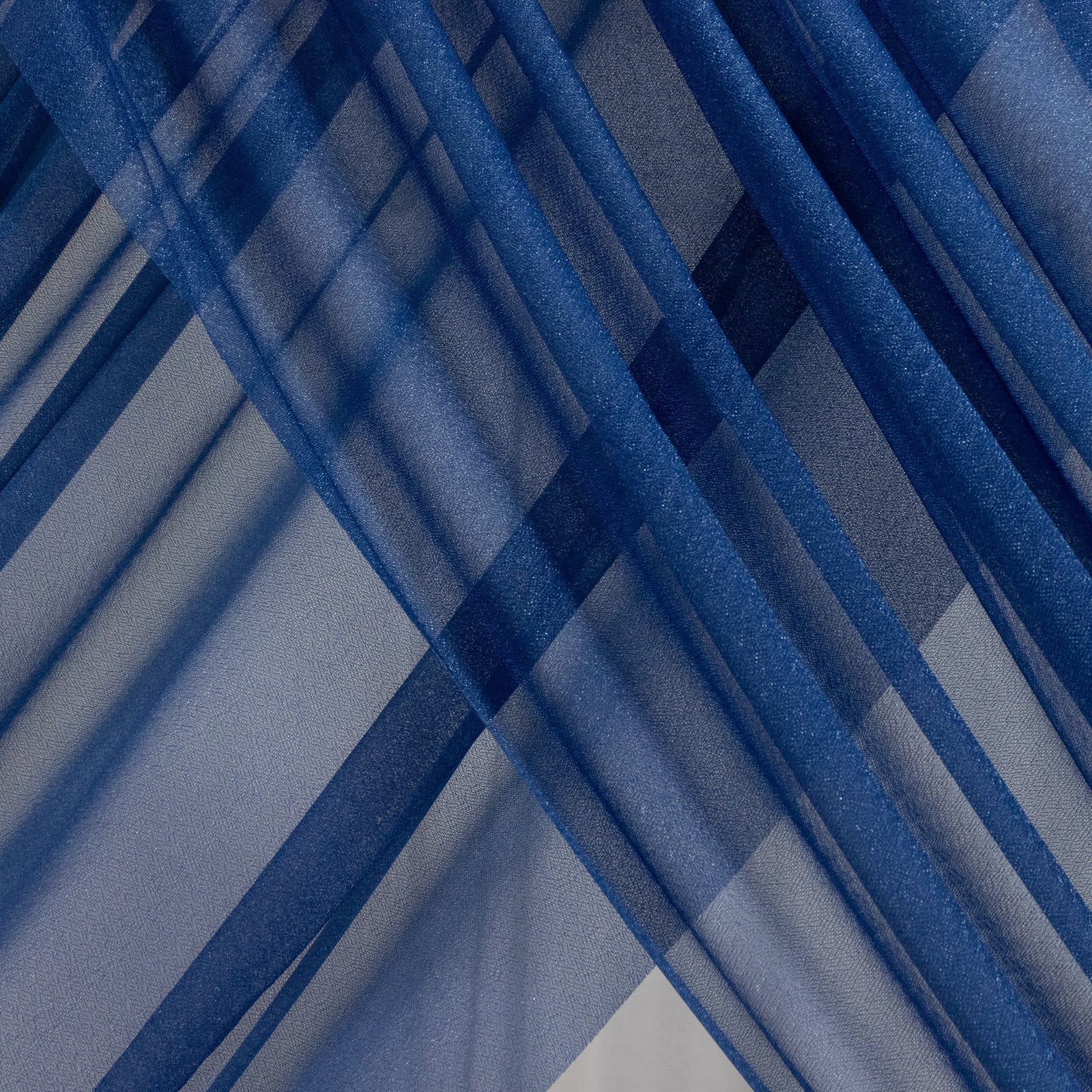 Sheer Wedding Arch Drape – 5ftx14ft Navy Blue Sheer Curtain Backdrop, Ceiling Drapery Panel - Image 6